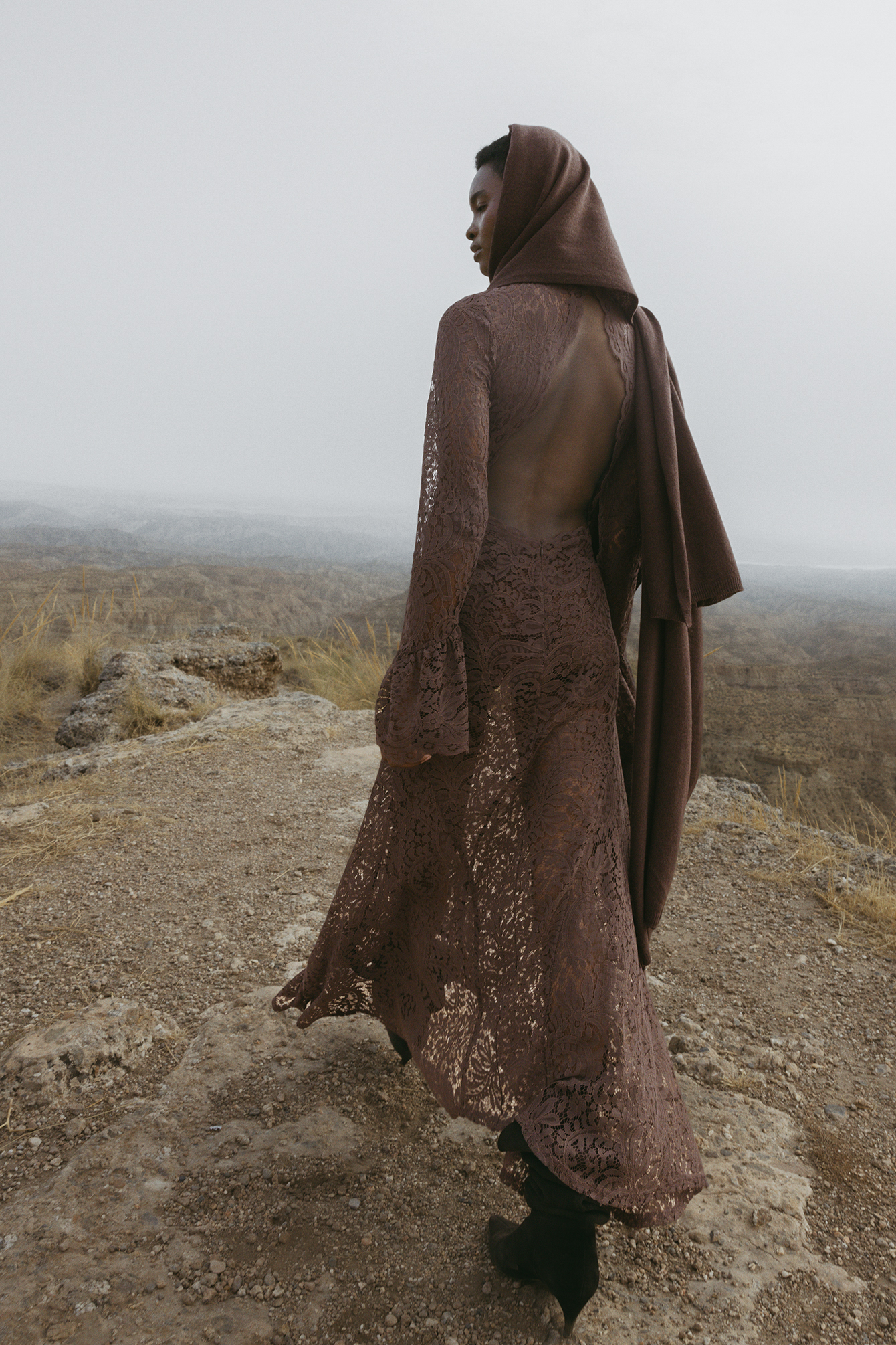 Womens Brown Midi Dresses | NA-KD