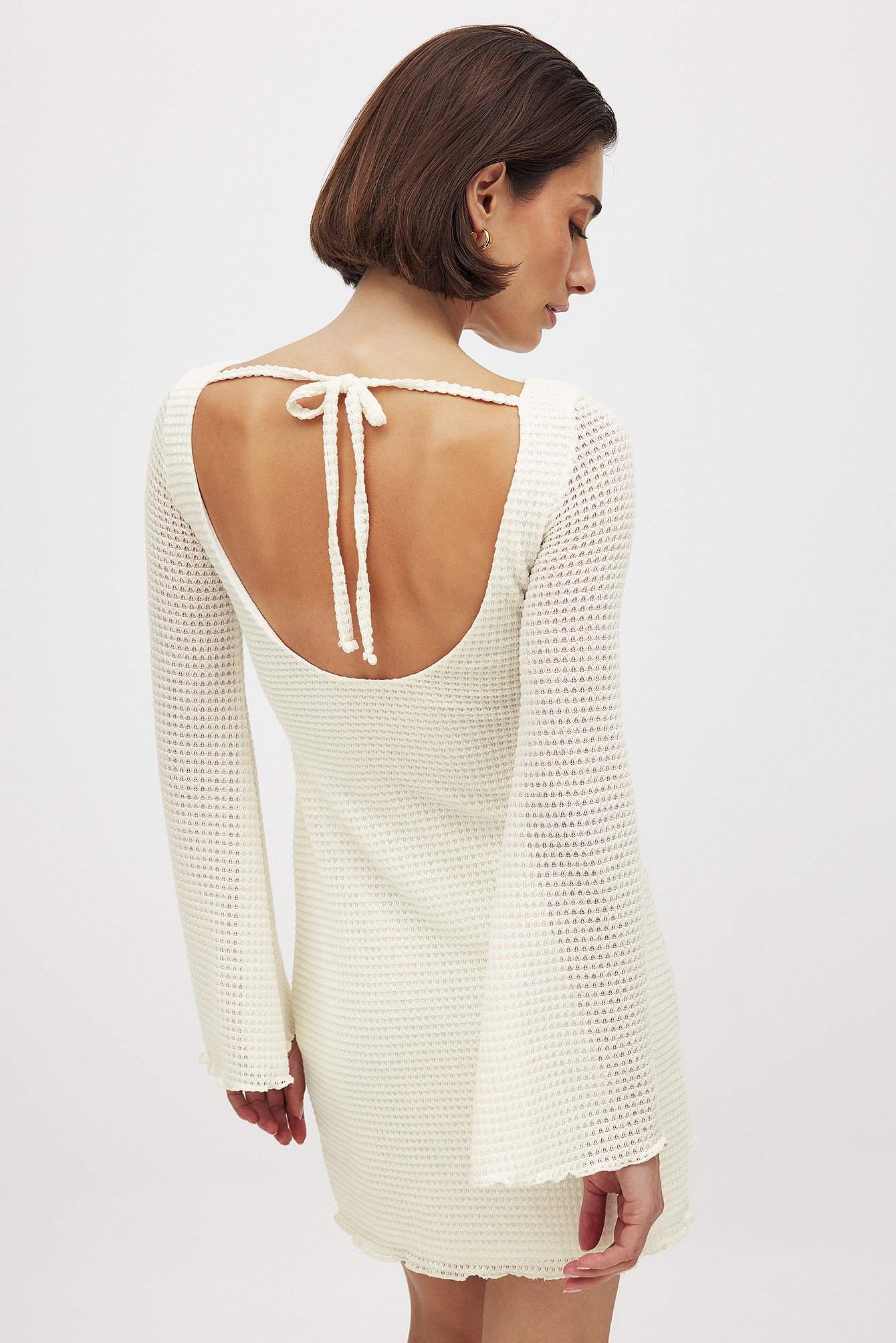 nakd open back mini dress Open Back Strap Mini Dress White