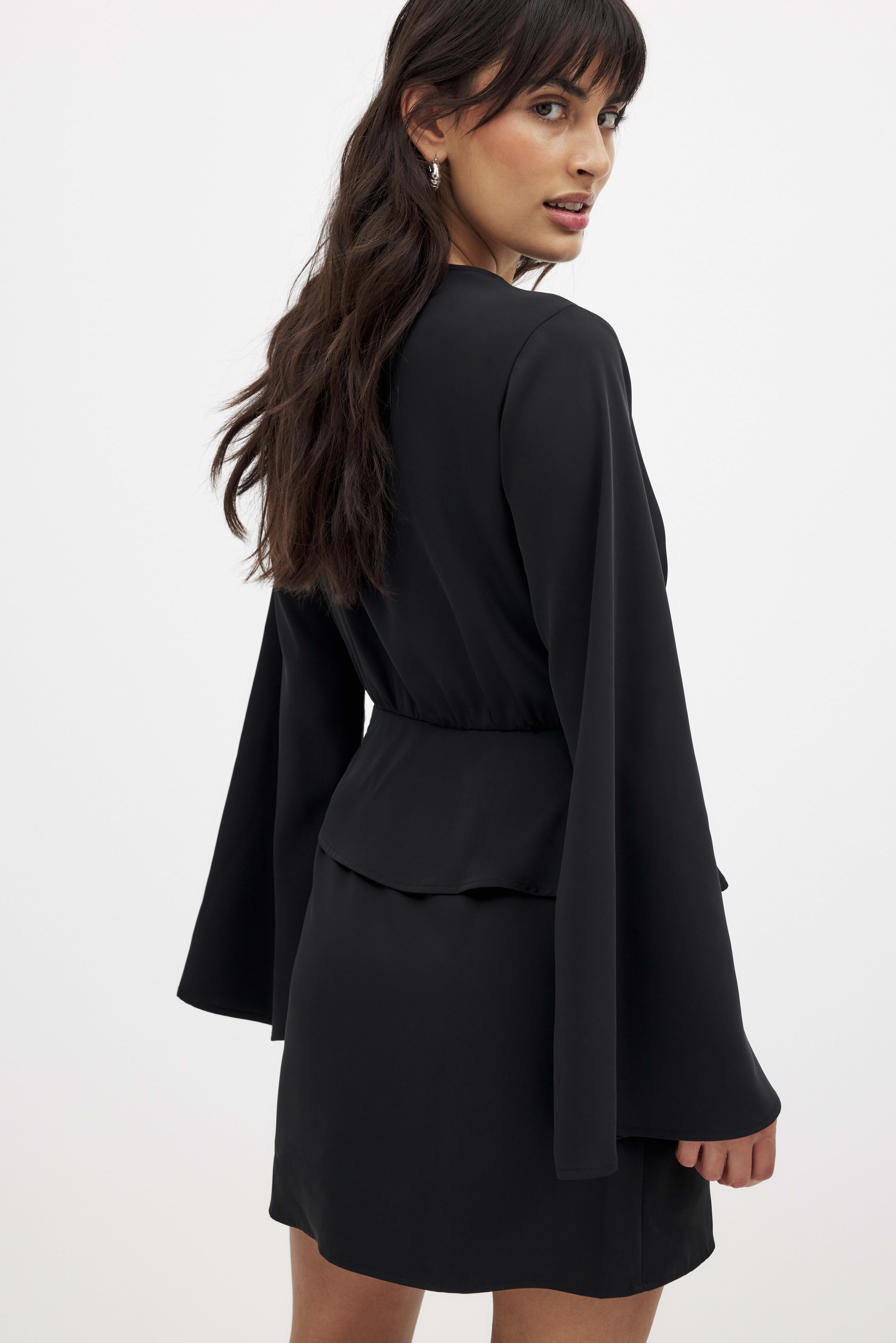 Tailored Blazer Mini Dress Black | NA-KD Tailored Blazer Mini Dress Black | NA-KD