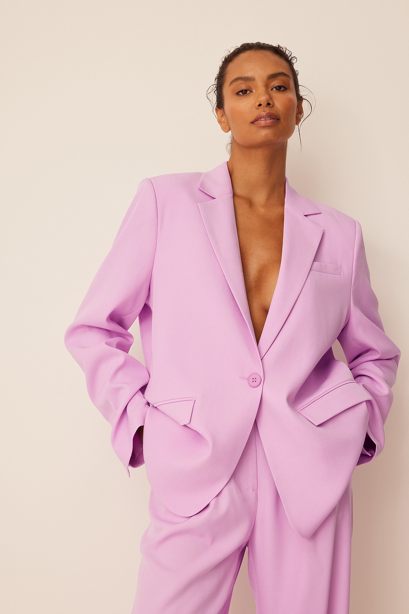 Light Pink Oversize-Blazer