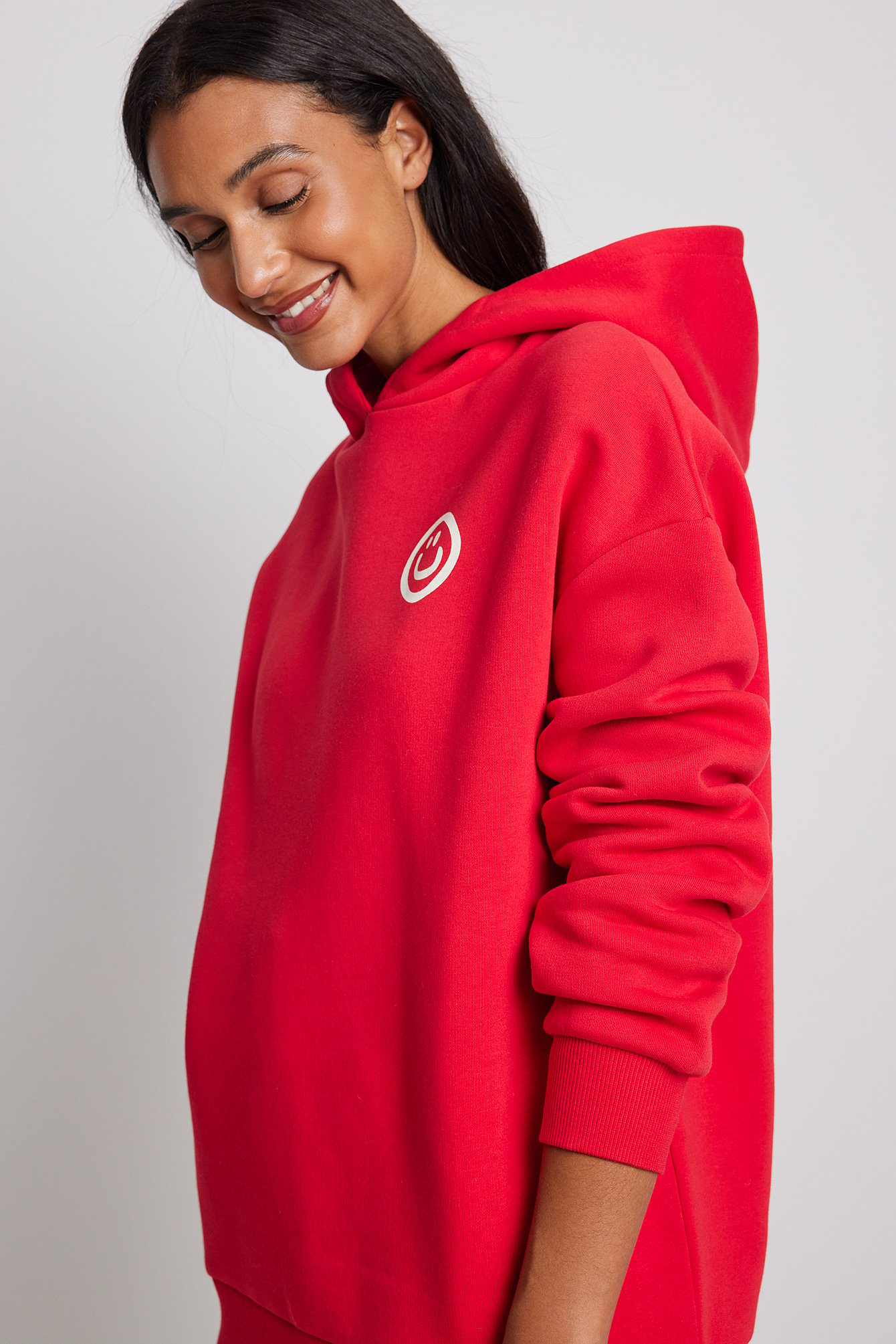 Red Oversized hoodie