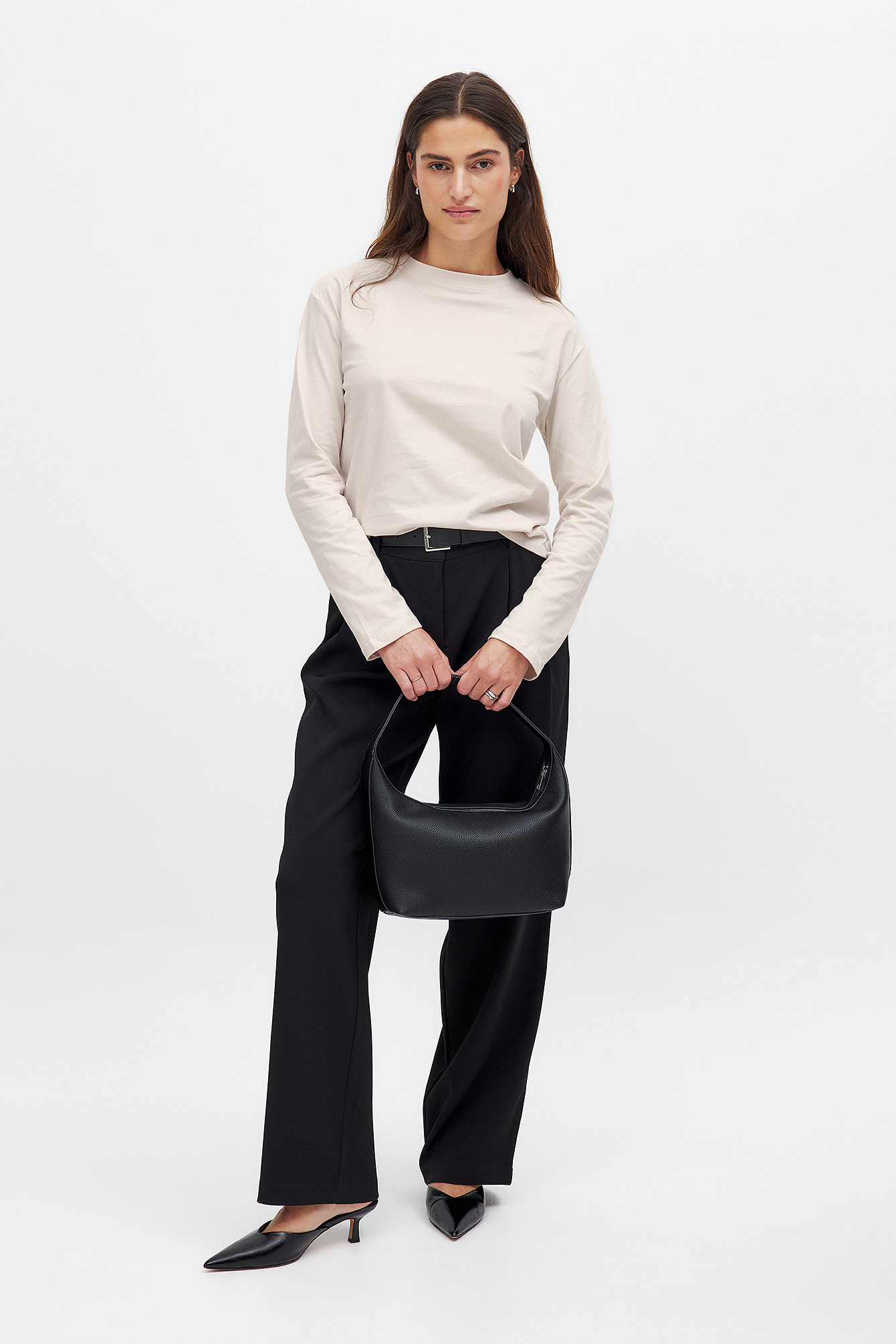 Oversized long sleeve top