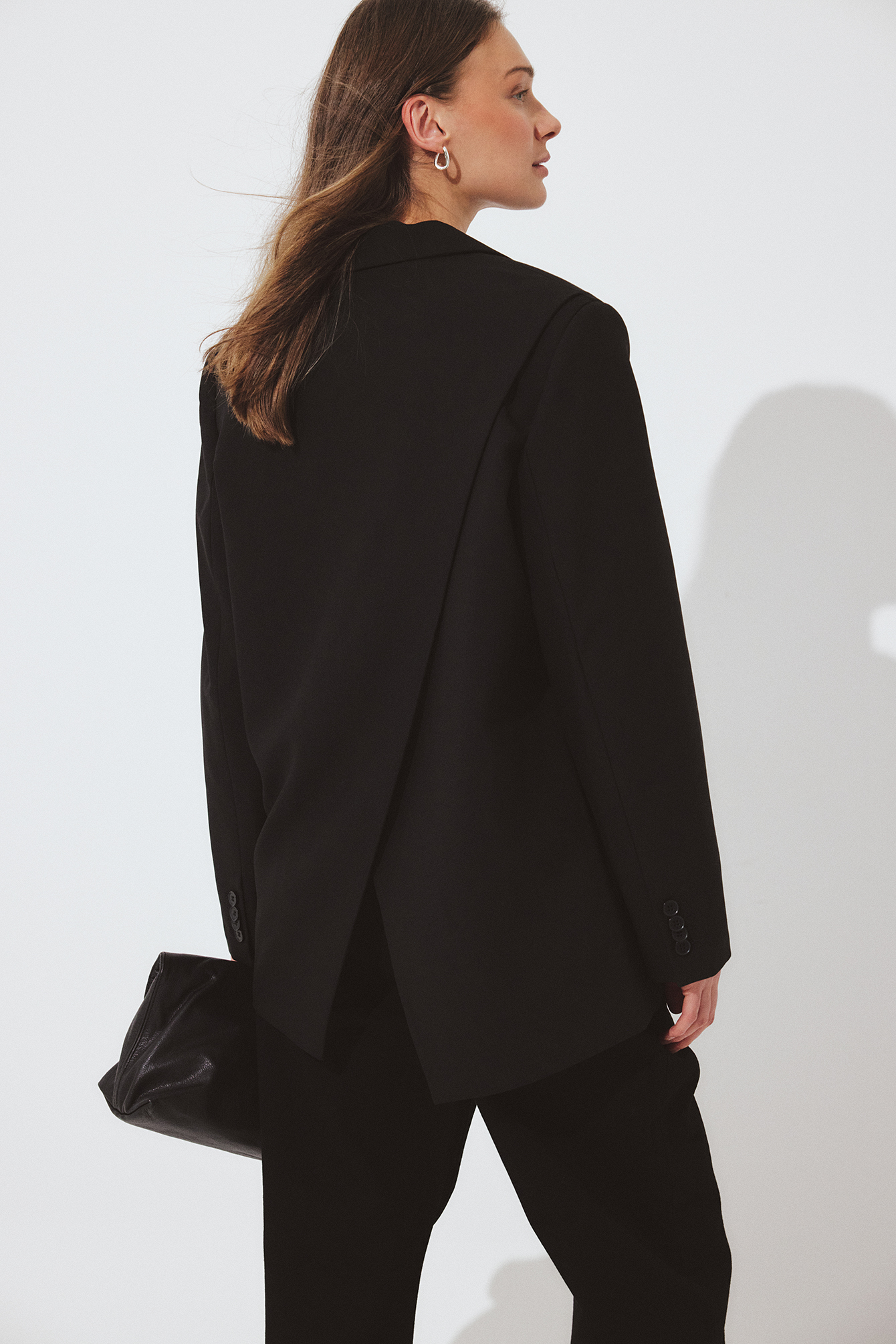 Americana oversize de espalda abierta - Blazers Oversize - Black - EU 32 - NA-KD / NAKD