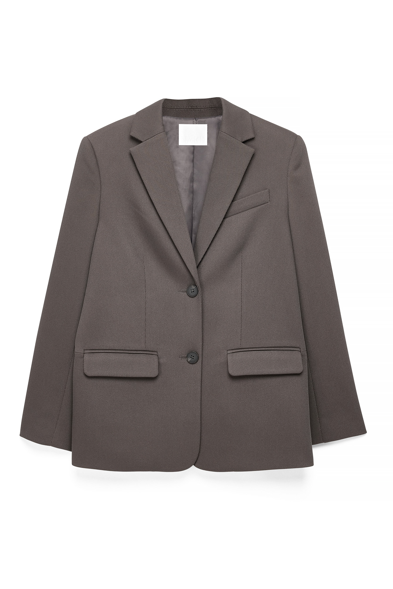 Oversized Twill Blazer - Oversized Blazers - Green - S - NA-KD / NAKD