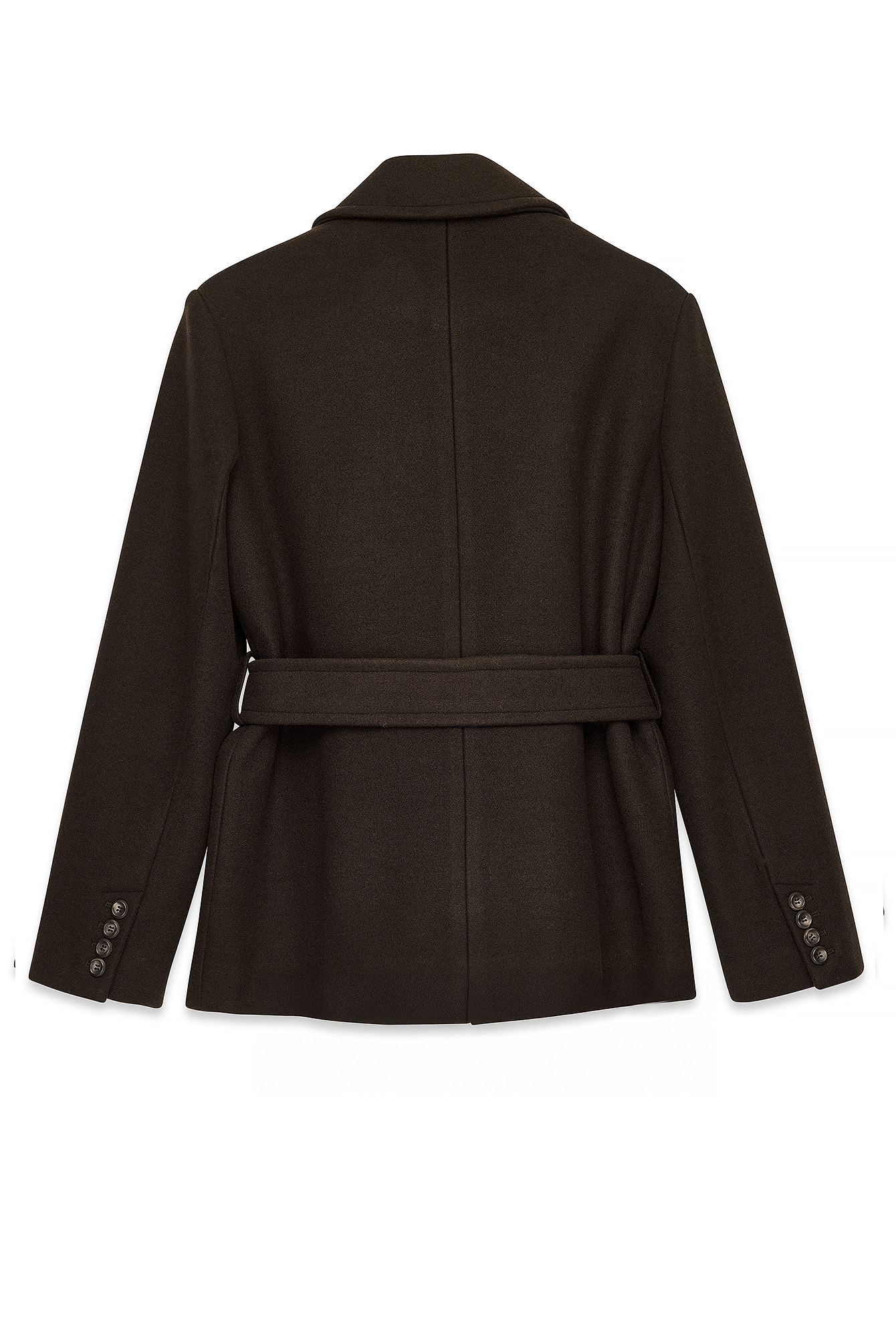 k*d様 OVERCOAT ノーカラージャケット ブラック 2 Oversized Short Coat Black | NA-KD