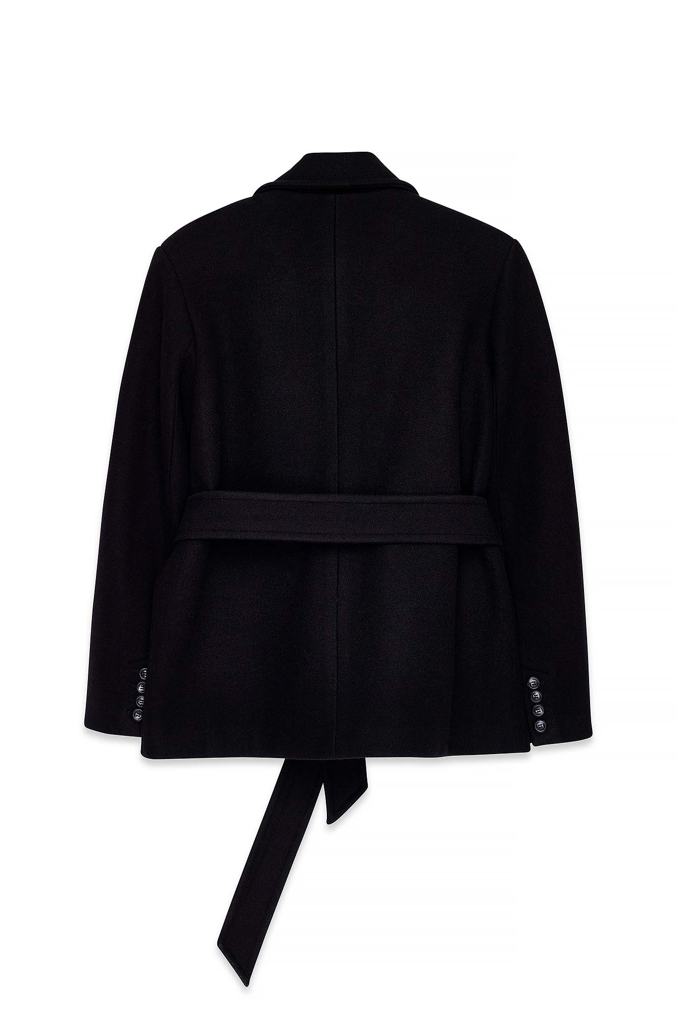 Double Buttoned Short Coat Black | NA-KD Double Buttoned Short Coat Black | NA-KD