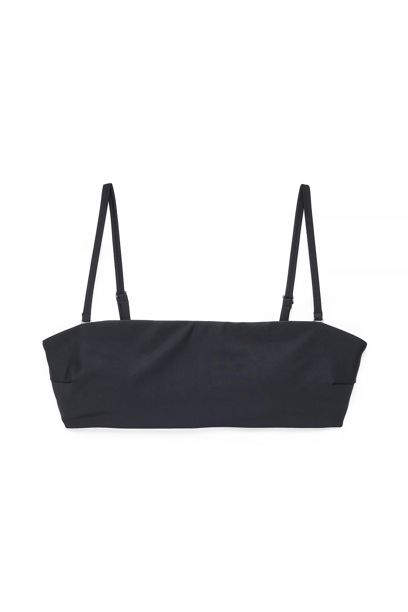 Black Padded Bandeau Bikini Top