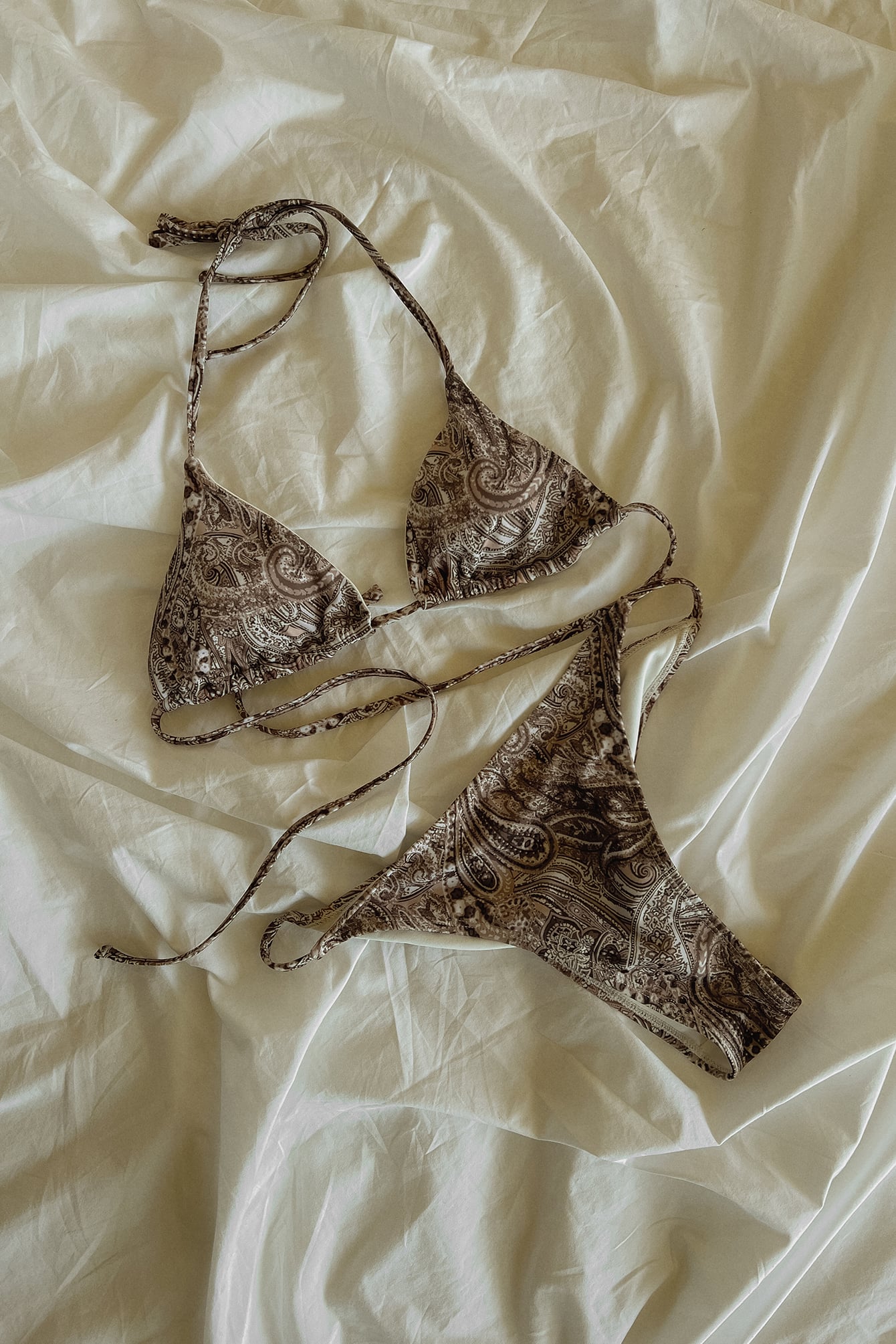 Padded triangle bikini top