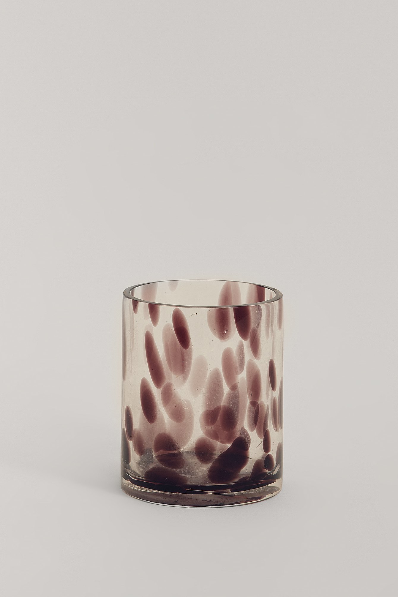 Lilac Patterned Candle Holder