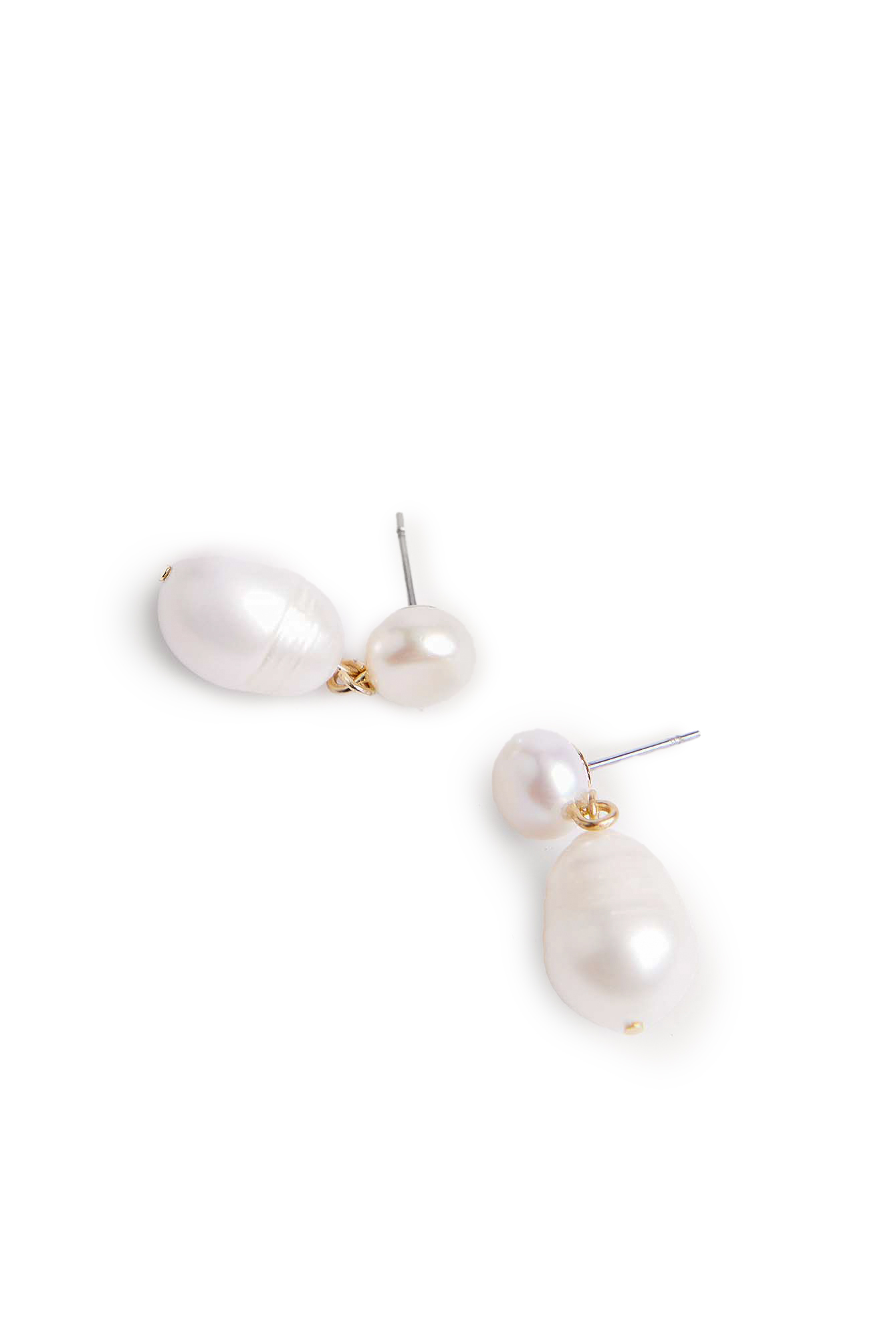 NA-KD Pearl Earrings - Jewellery - White - One Size - NA-KD / NAKD