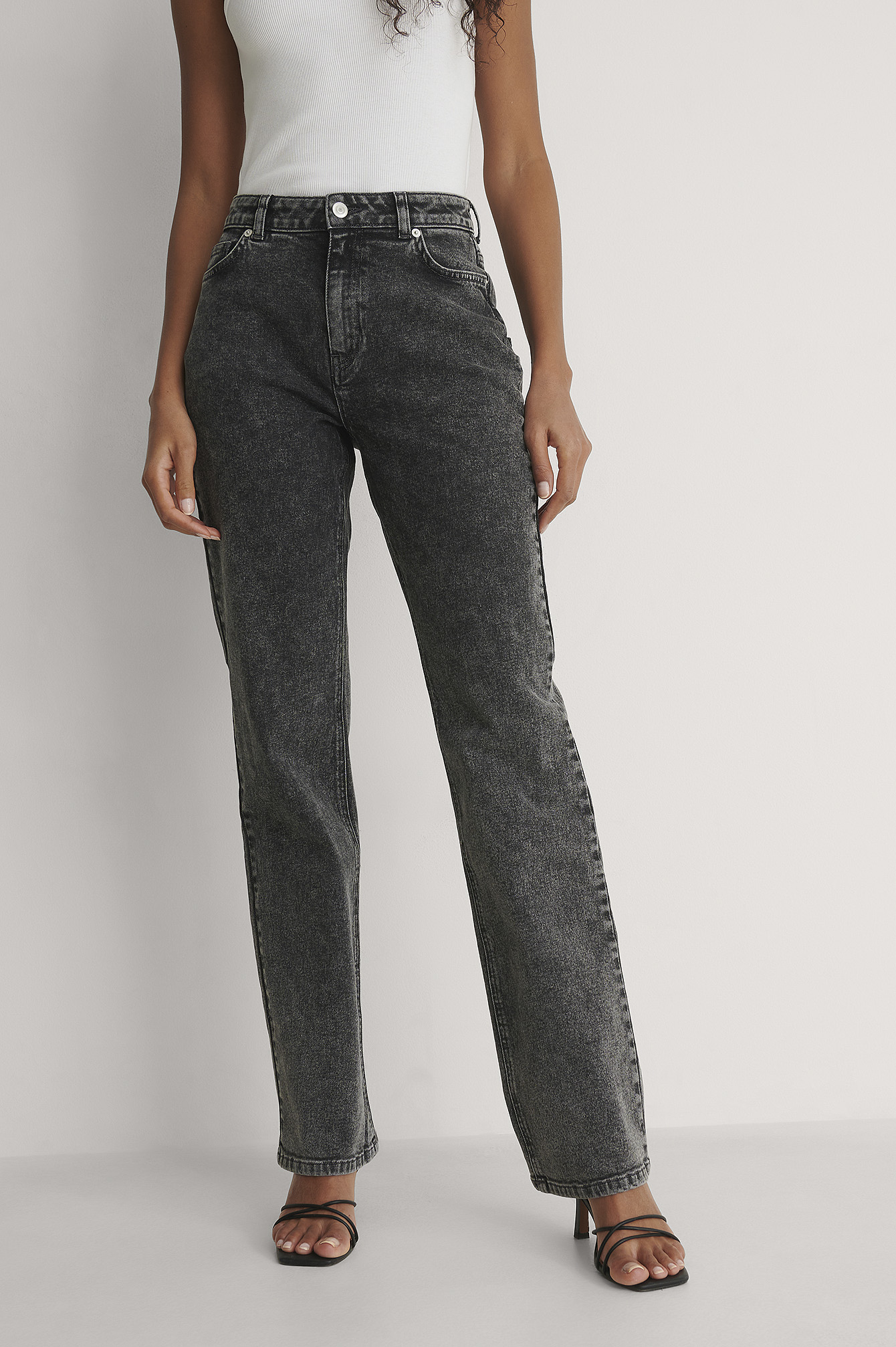 Denim con dettaglio posteriore biologici Grigio | na-kd.com