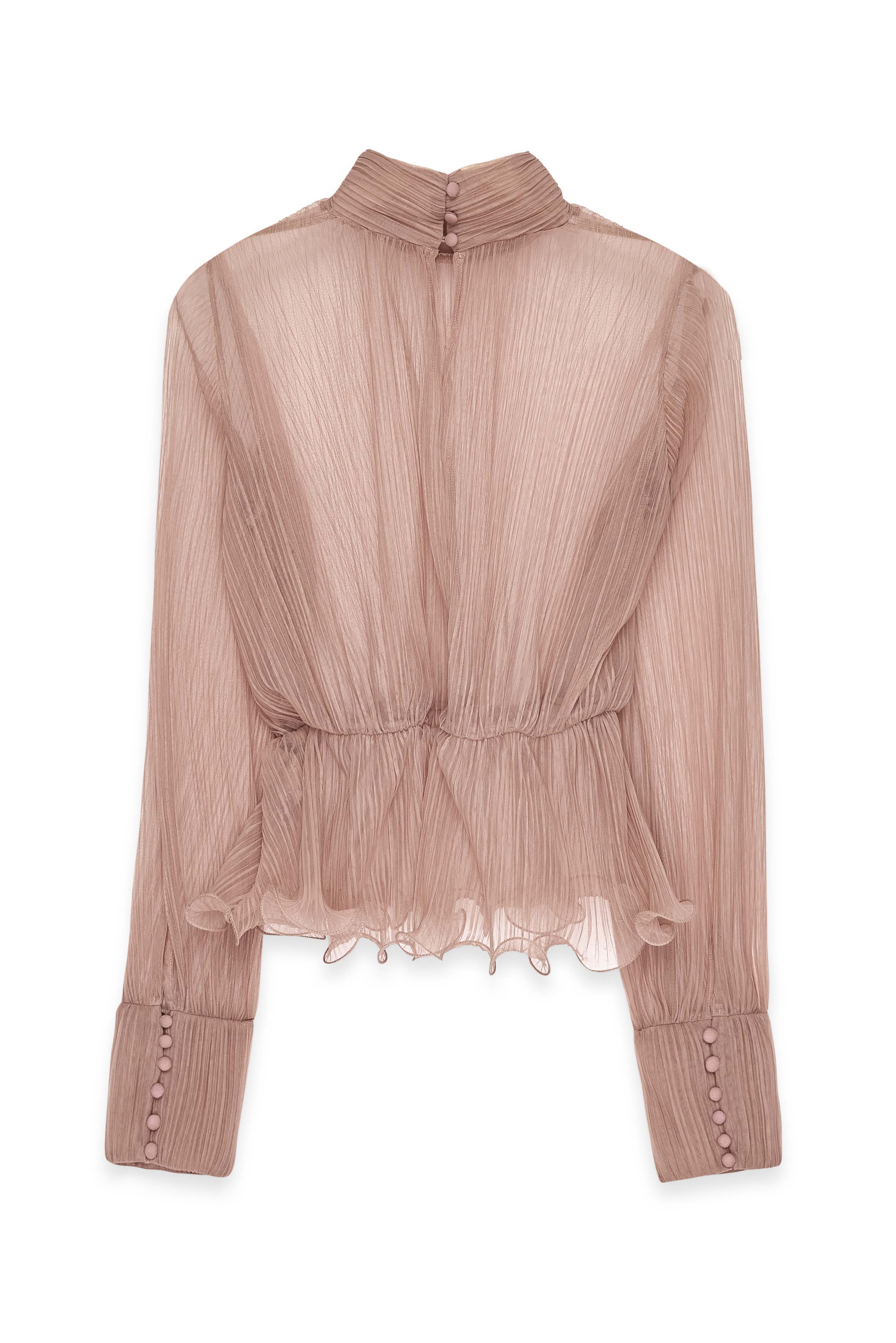Top Blouse Lamé Rose Mado Et Les Autres - Épaules Découvertes - Taille XL (46) - Neuve Avec Étiquettes
