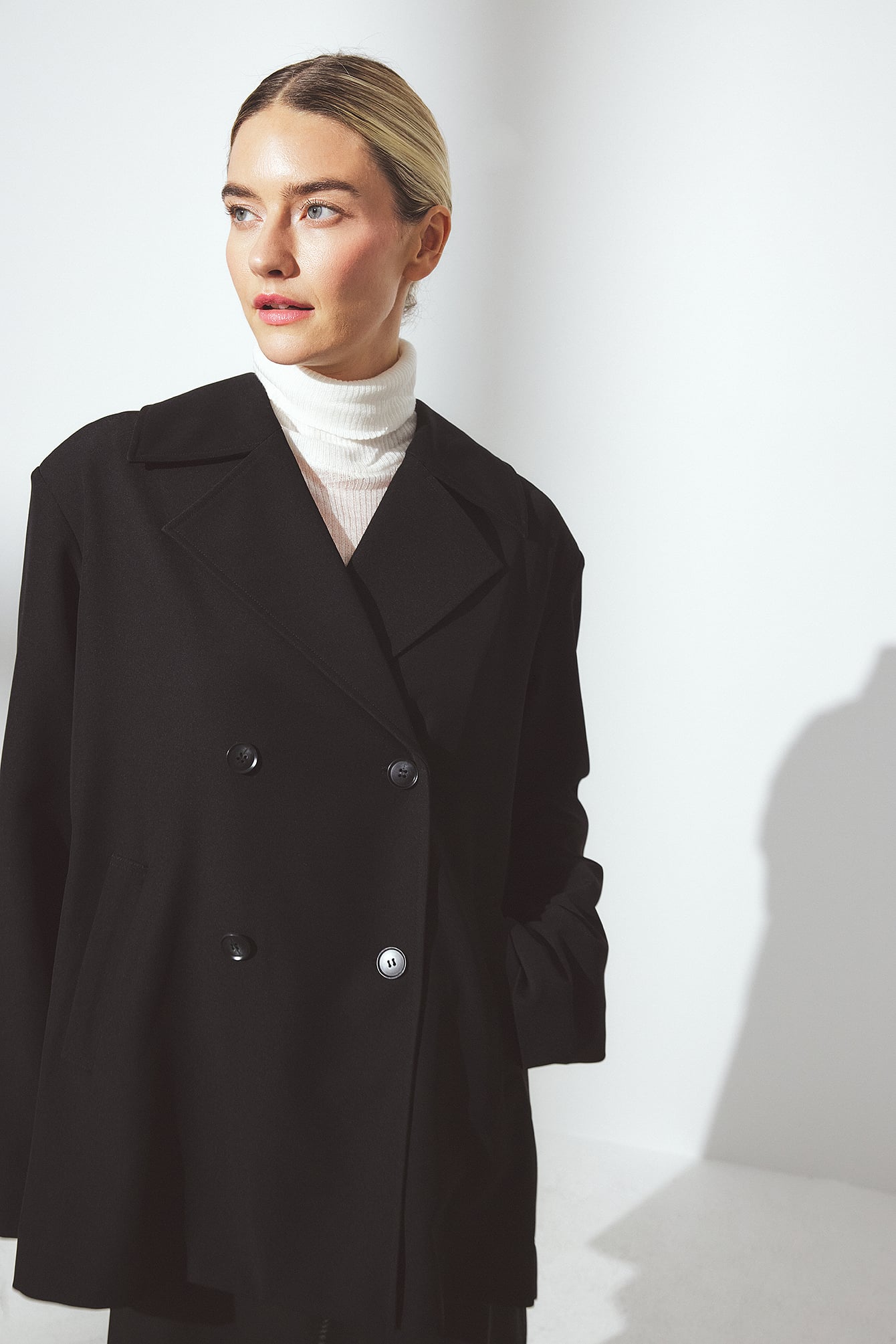NA-KD Trench à plis - Trenchcoats - Noir - EU 44 - NA-KD / NAKD
