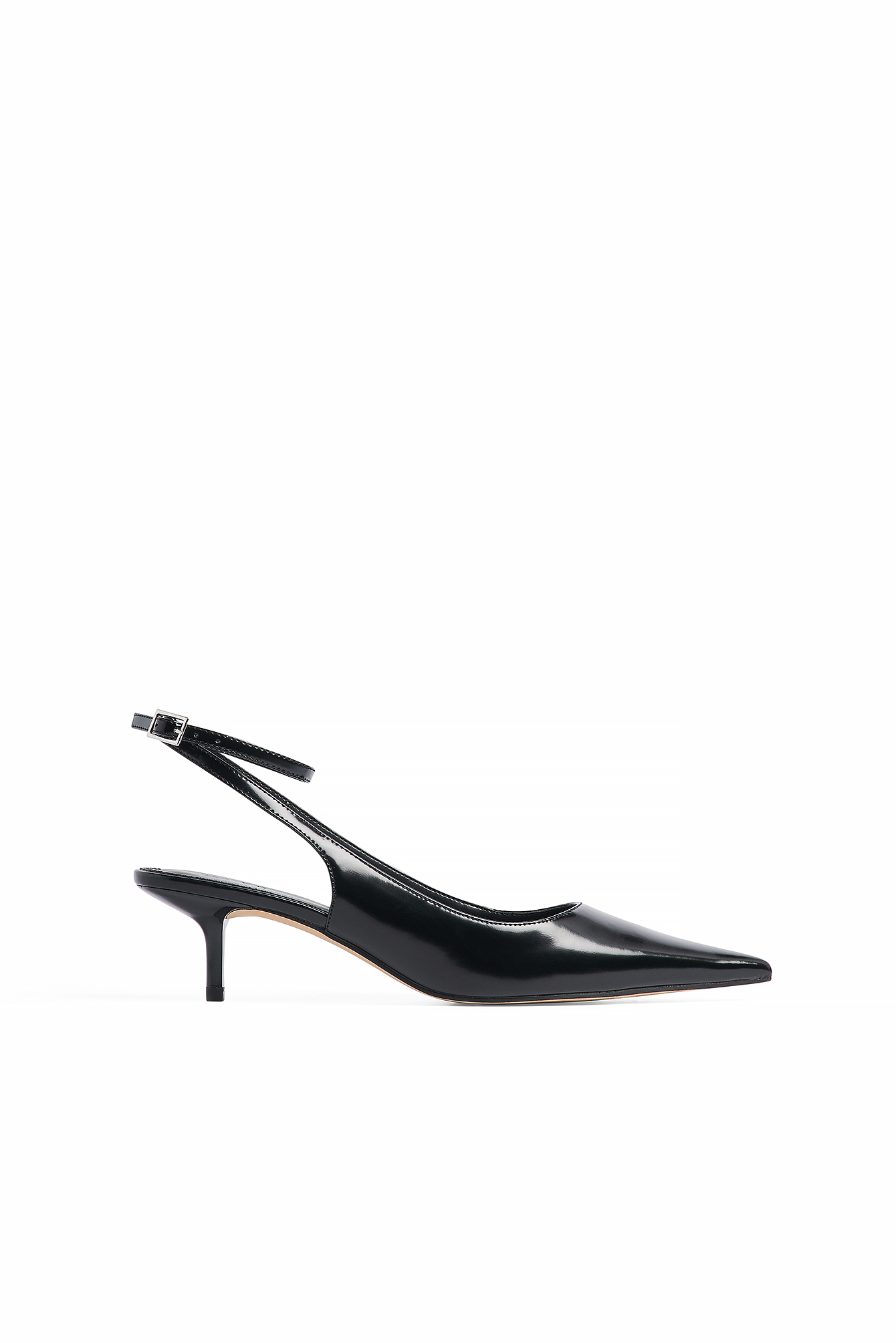 navy pumps with ankle strap