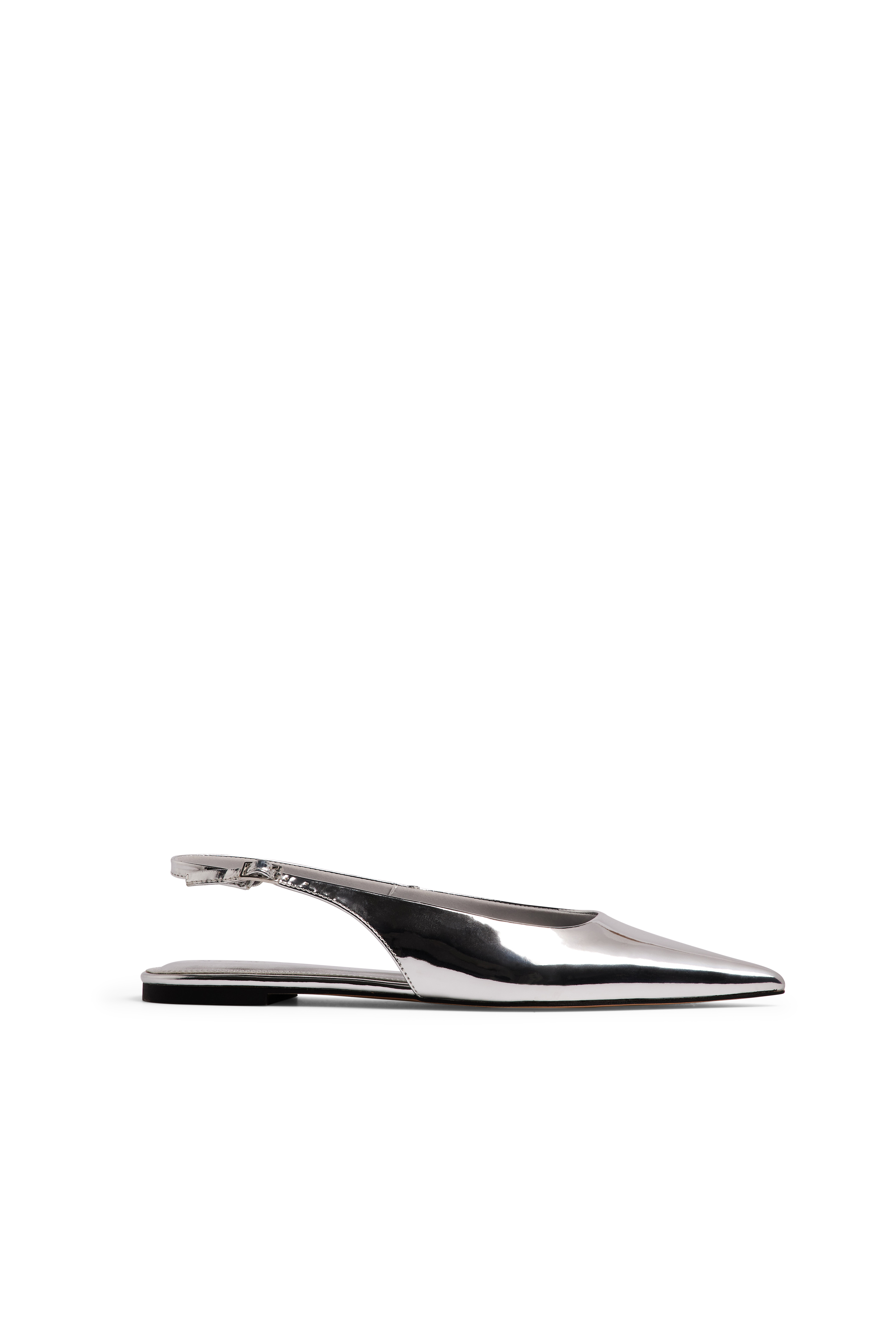 Pointed slingback flats