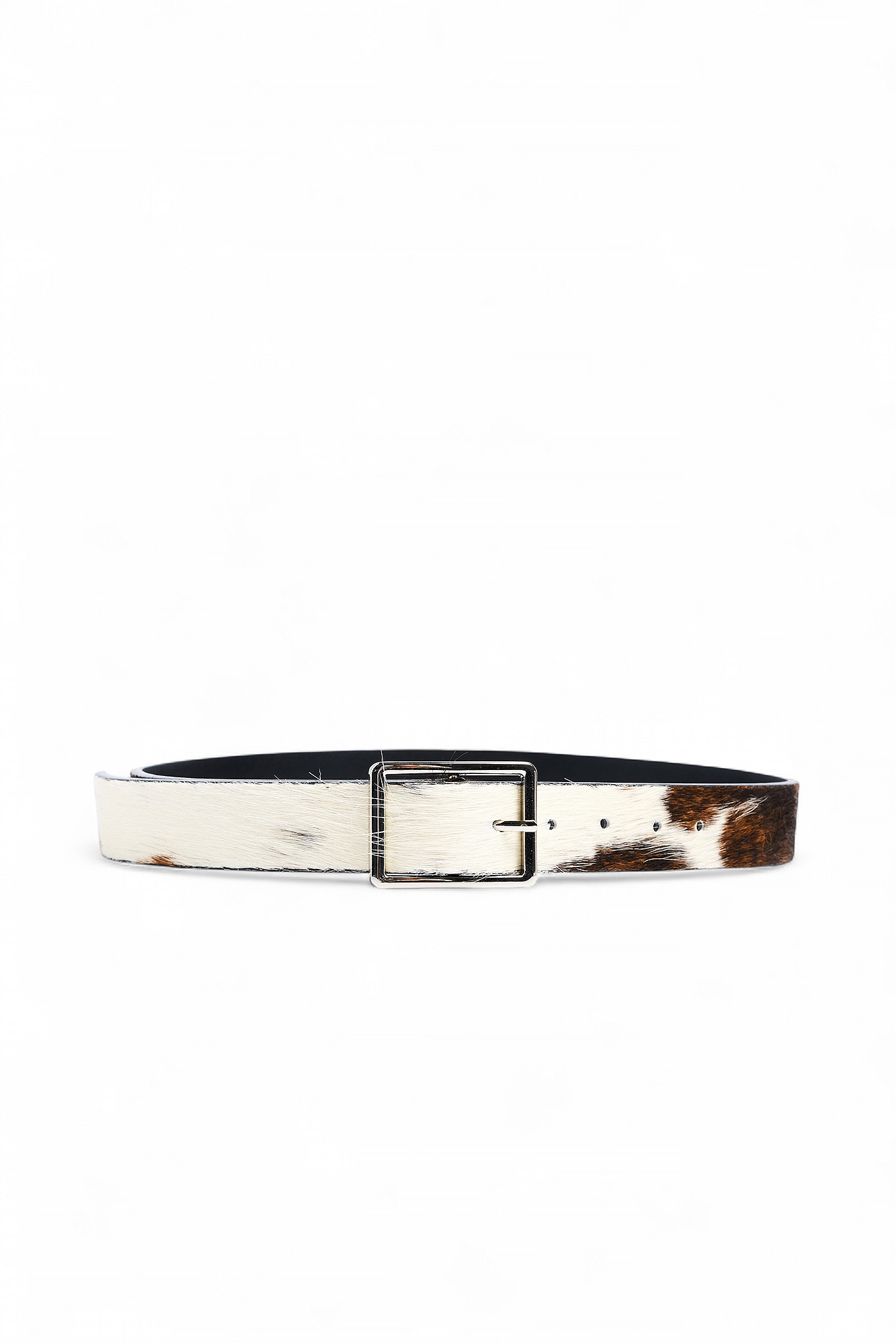 Premium Selection Printed Leather Belt - Belts - Multicolor - Small/Medium - NA-KD / NAKD
