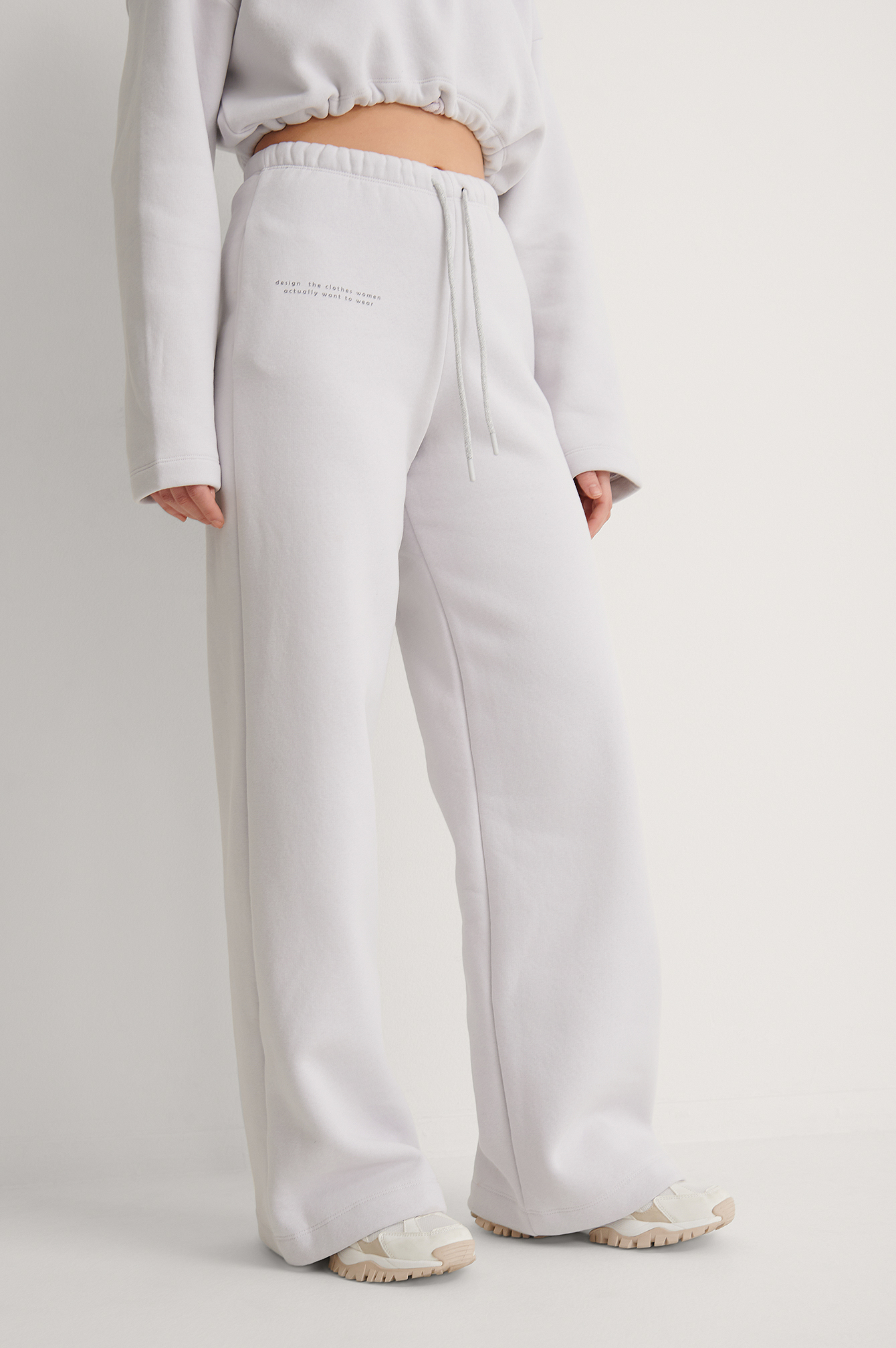 Printed Palazzo Jogger Pants Purple | na-kd.com