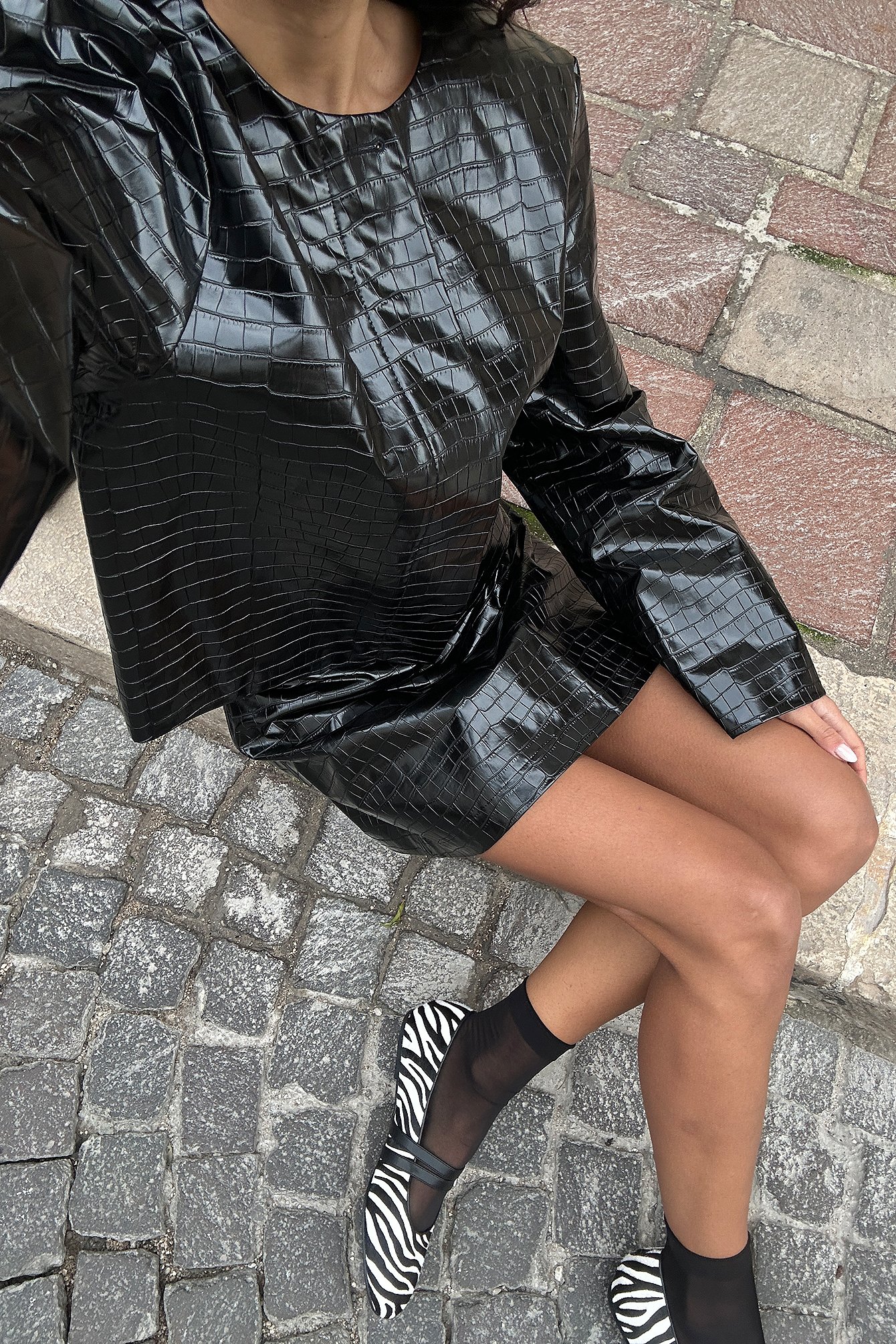 NA-KD PU Zip Jacket - Faux-leather Jackets - Black - EU 32 - NA-KD / NAKD