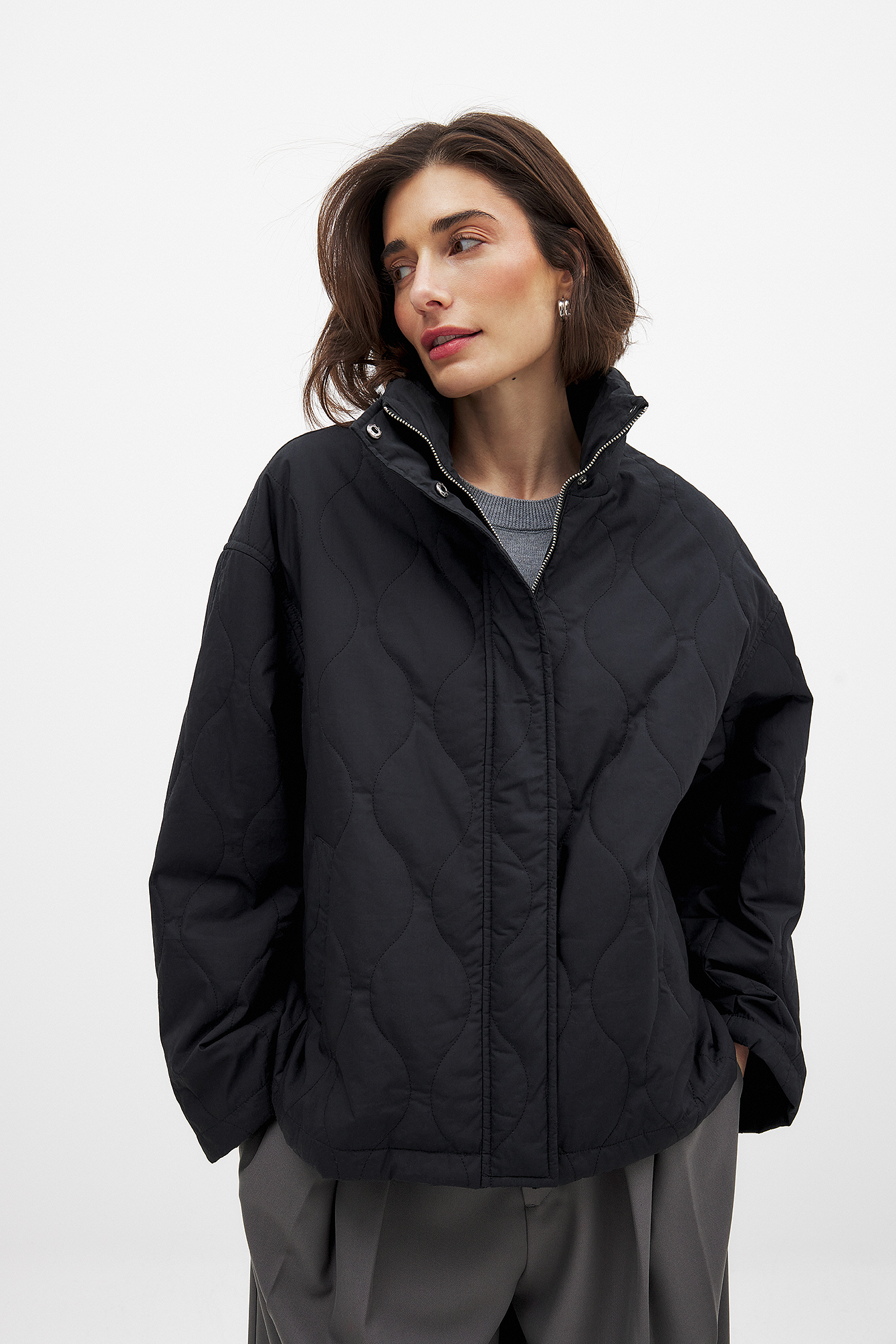 NA-KD Chaqueta acolchada - Abrigo acolchado - Black - EU 44 - NA-KD / NAKD