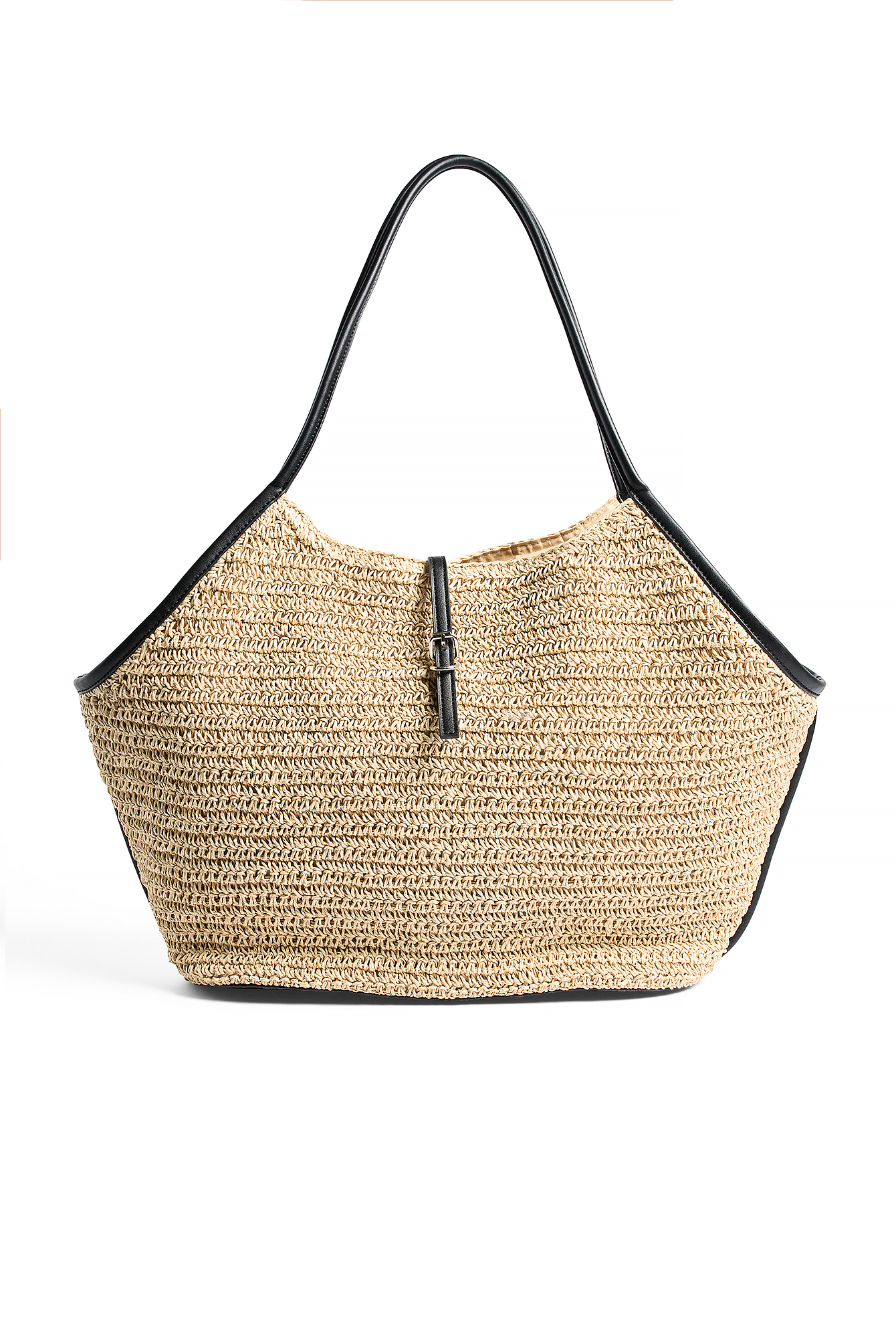NA-KD Raffia Tote Bag - Bags - Beige - One Size - NA-KD / NAKD