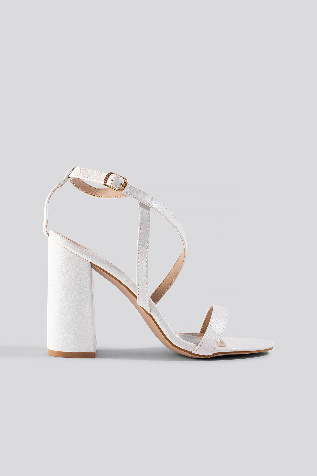 Egypt Strap Sandal White PU