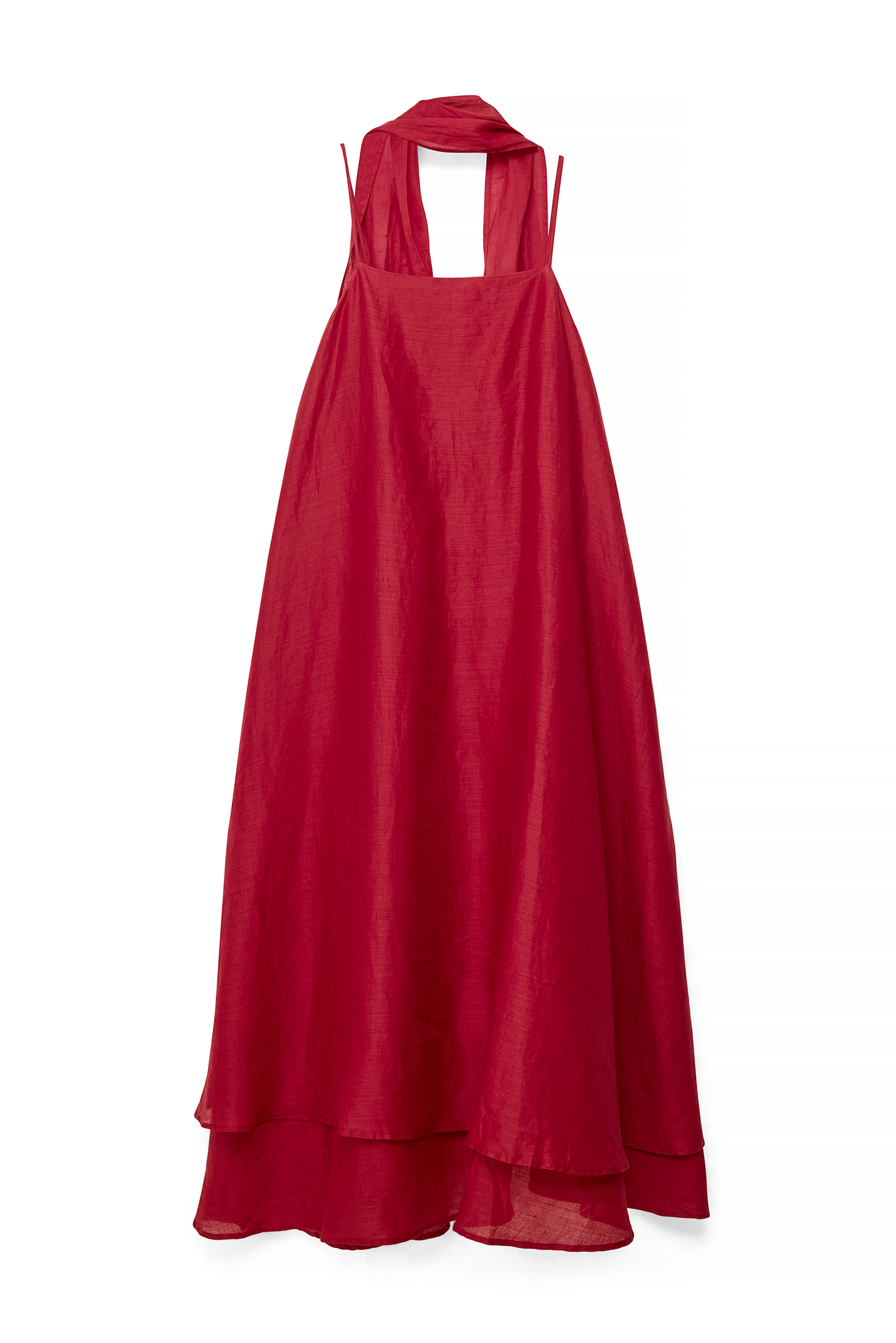 na kd red dress Knitted Maxi Ombre Dress Red
