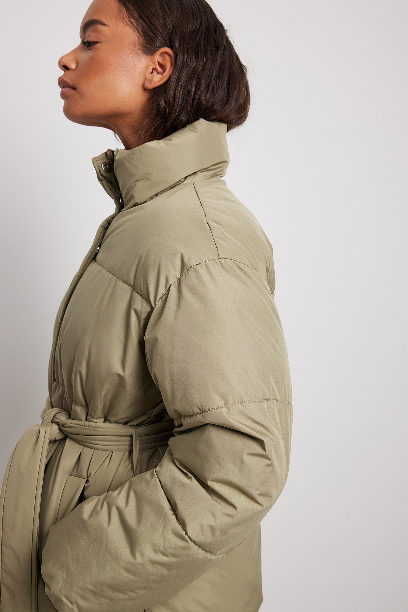 Qontrast Wollen jas volledige print casual uitstraling Mode Jassen Wollen jassen 