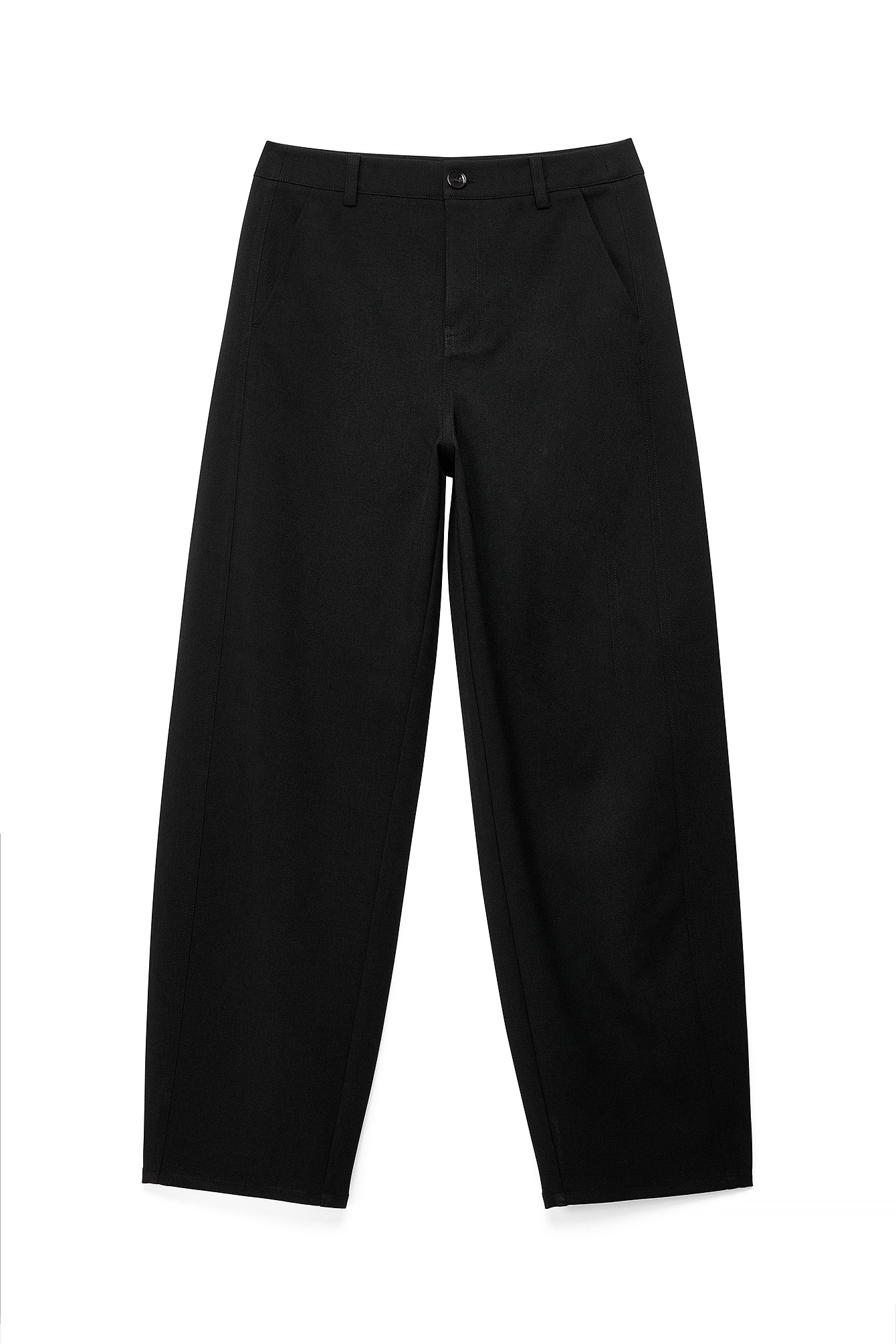 Relaxed barrel pants black — byxor med fickor från NA-KD
