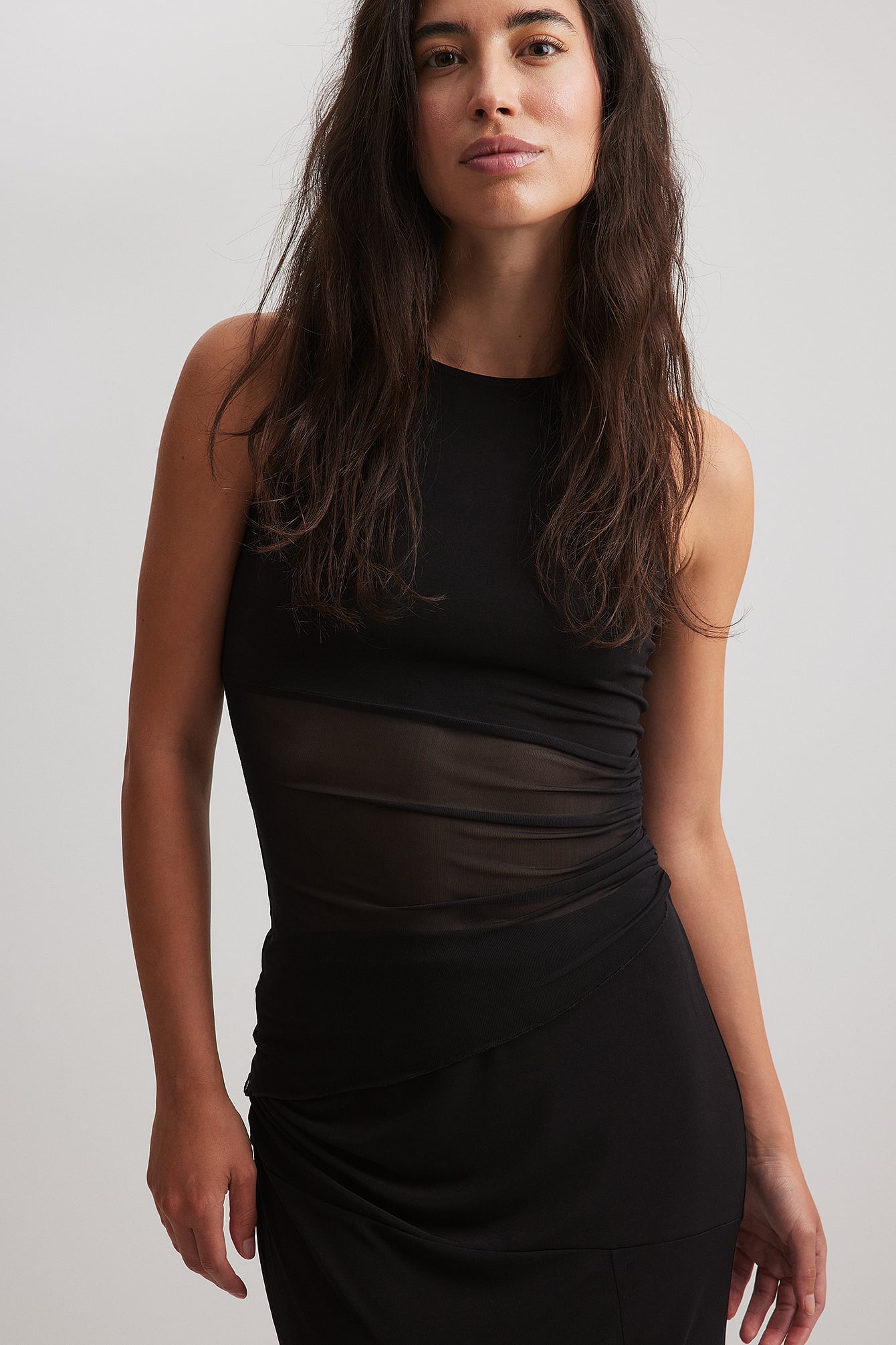 Rouched jersey top