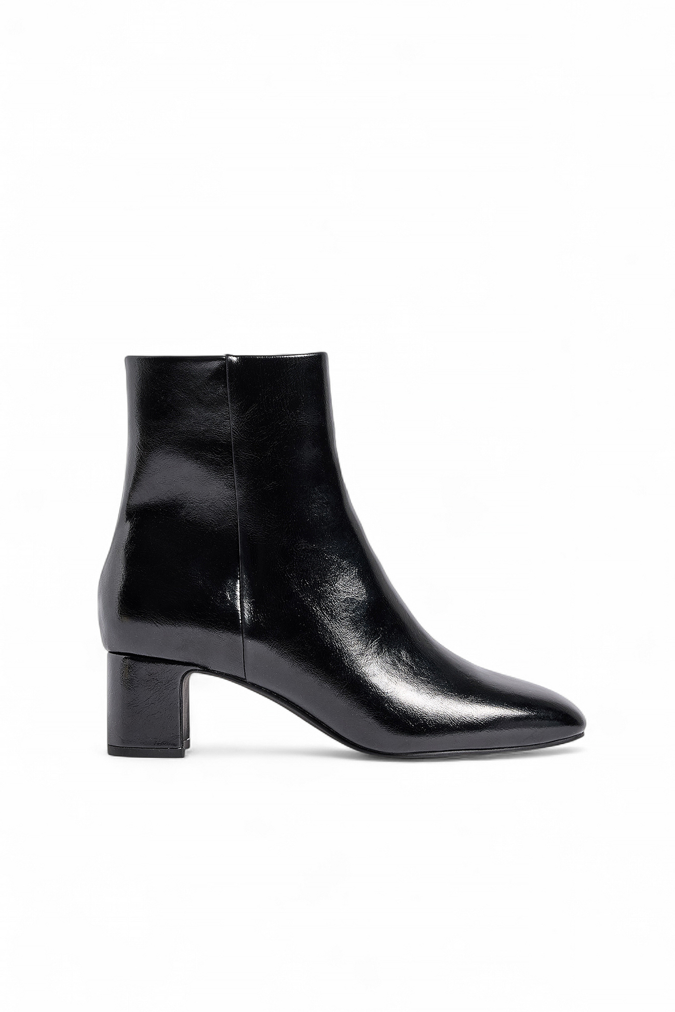 NA-KD Round Toe Ankle Boots - Støvler - Sort - EU 39 - NA-KD / NAKD