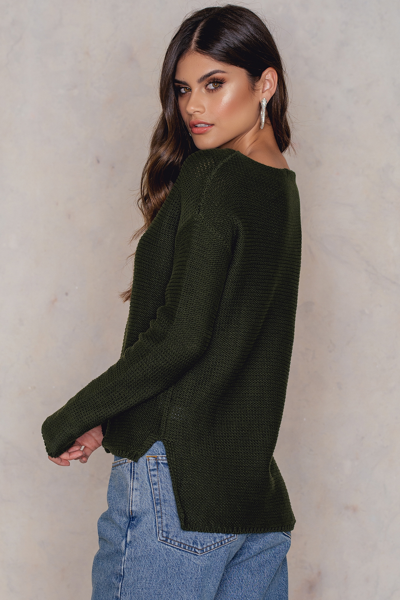 Deep Green Adelita knit