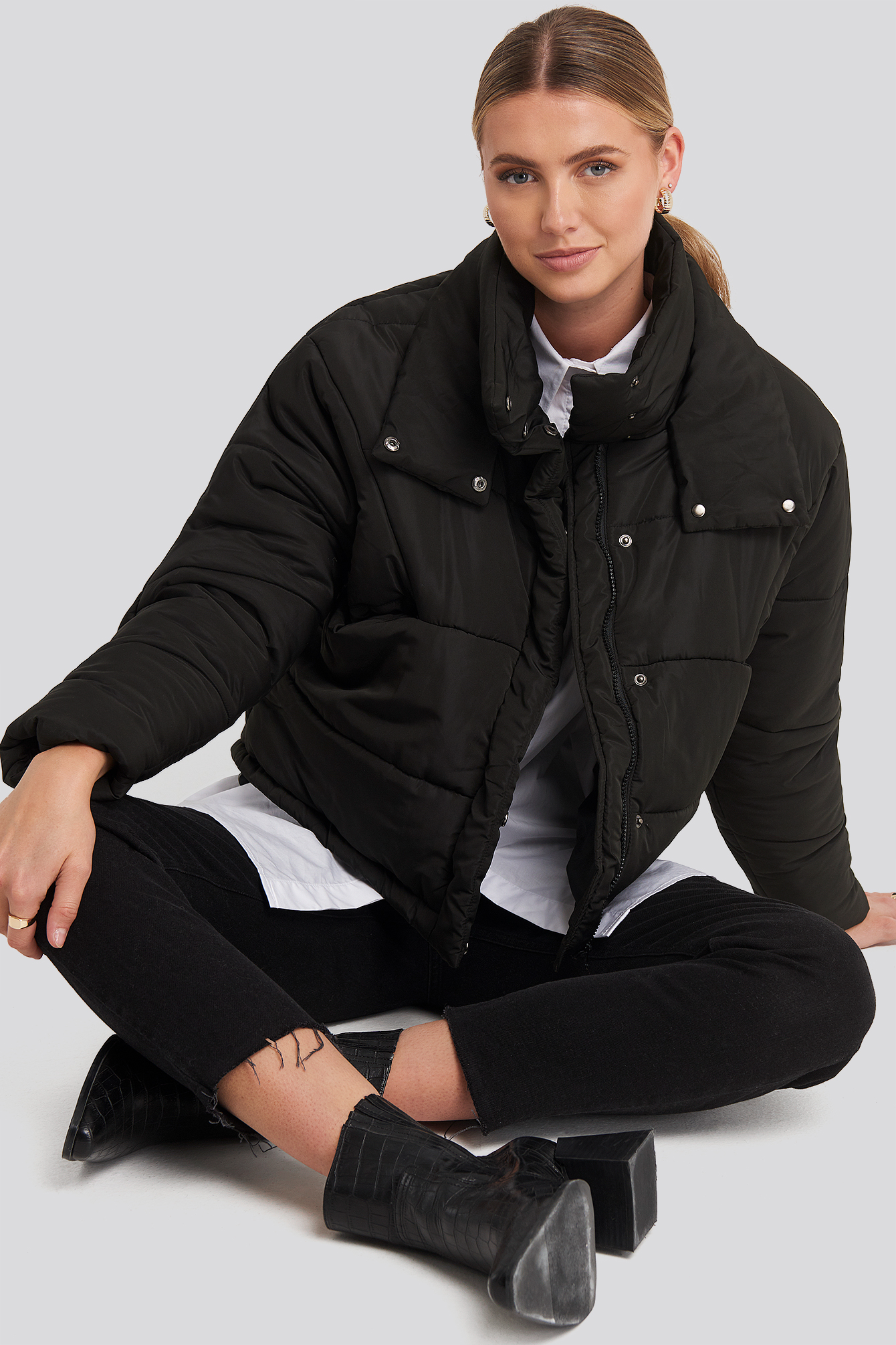 Carro Puff Jacket Black