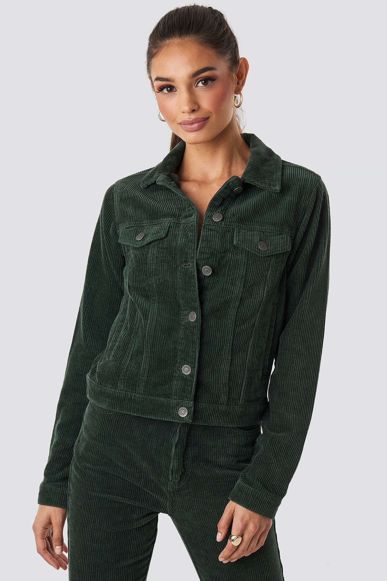 Nova Cord Jacket Dark Green