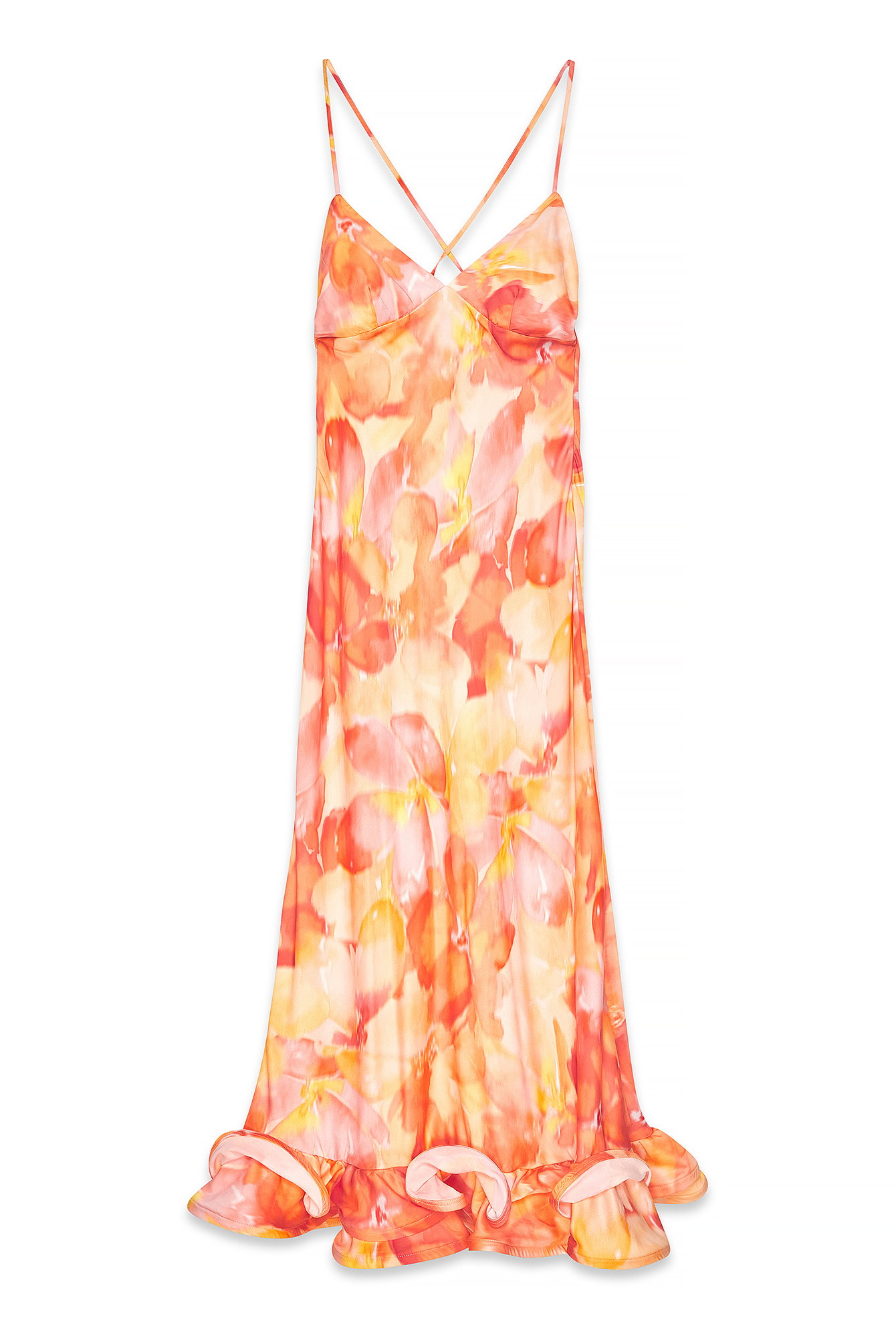 green emerald velvet dress Kaida Slinky Maxi Dress with Hardware / Burnt Orange | Meshki