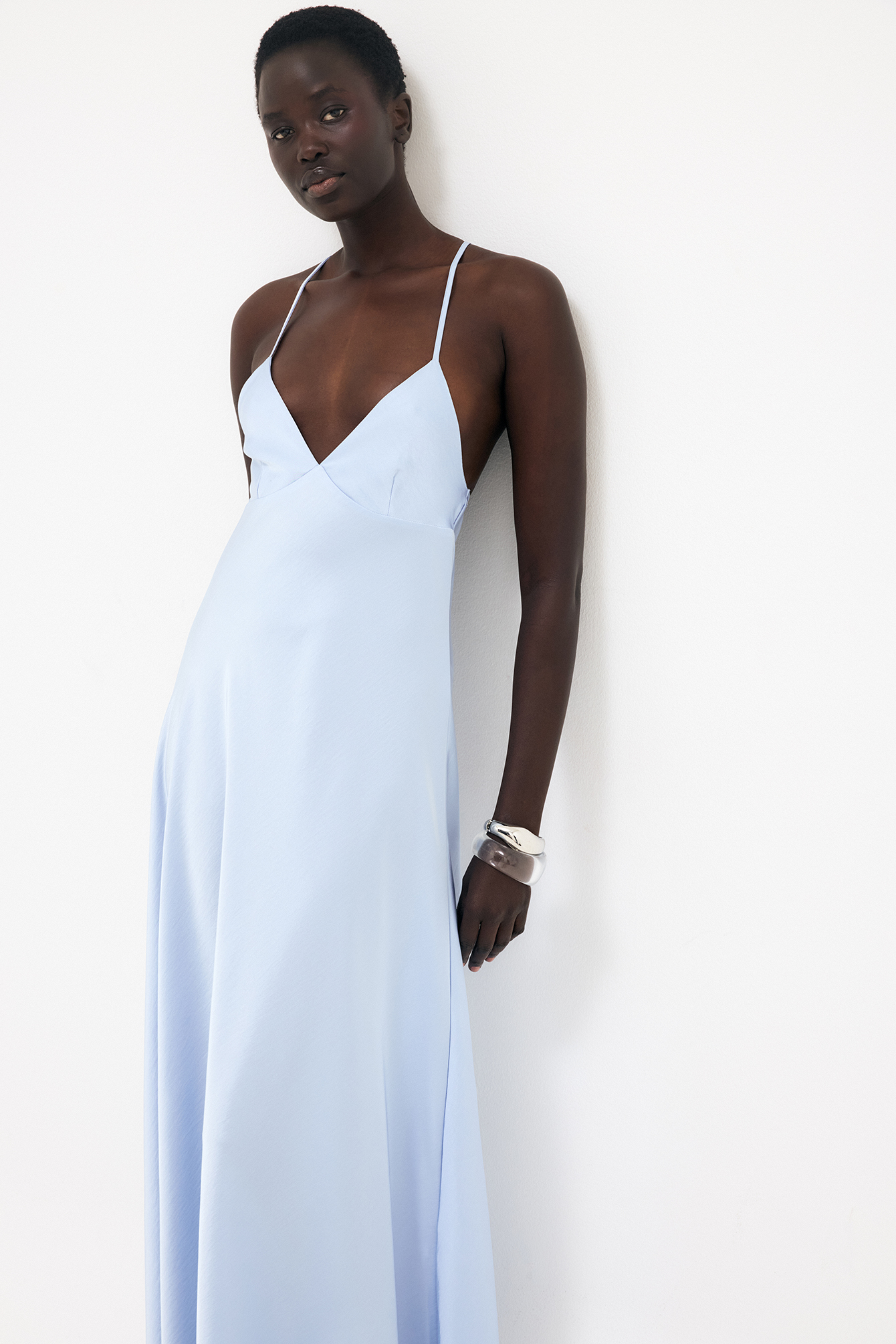 Womens Blue Maxi Dresses | NA-KD