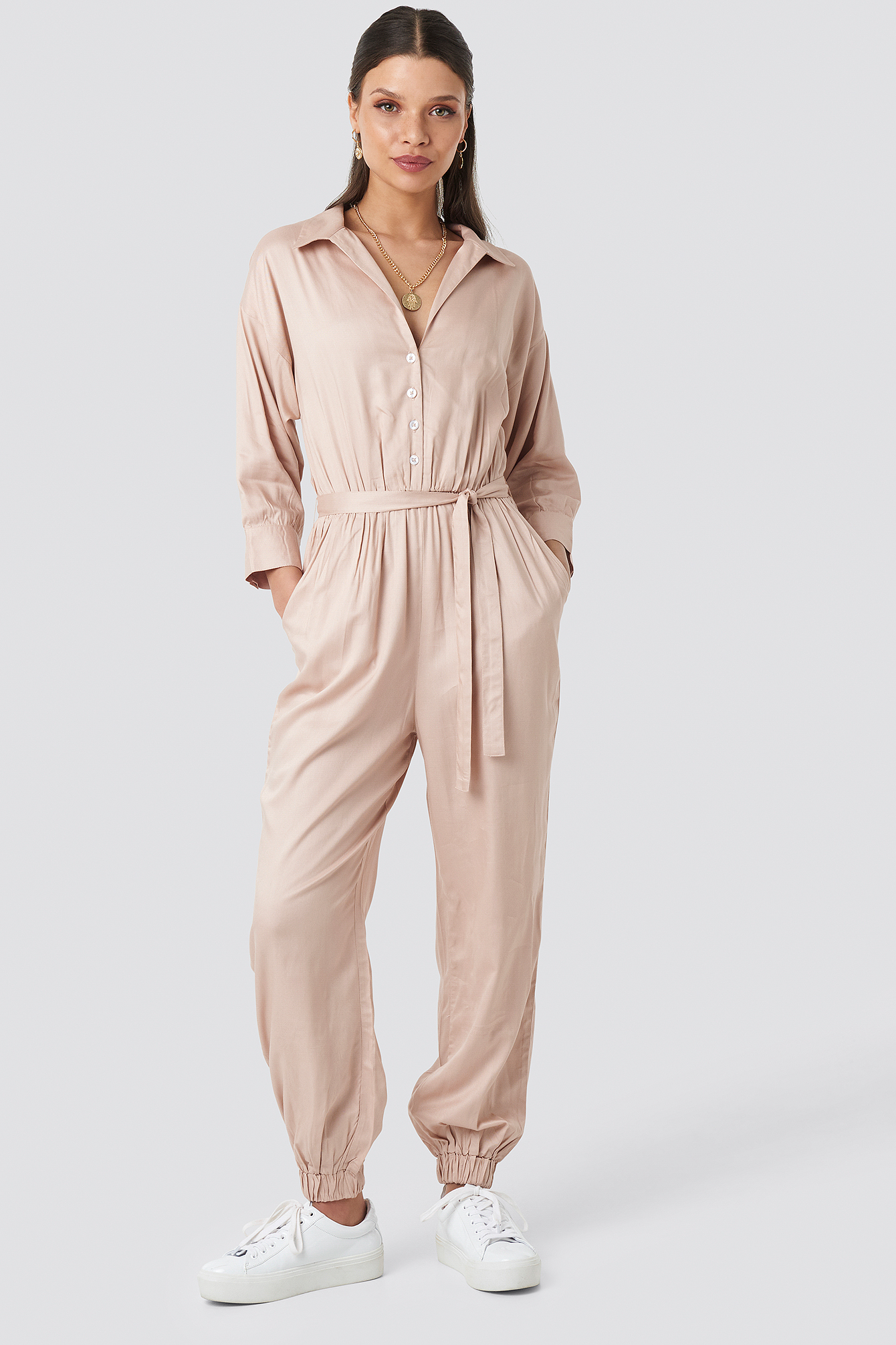 Comfy Jumpsuit Nude Pink
