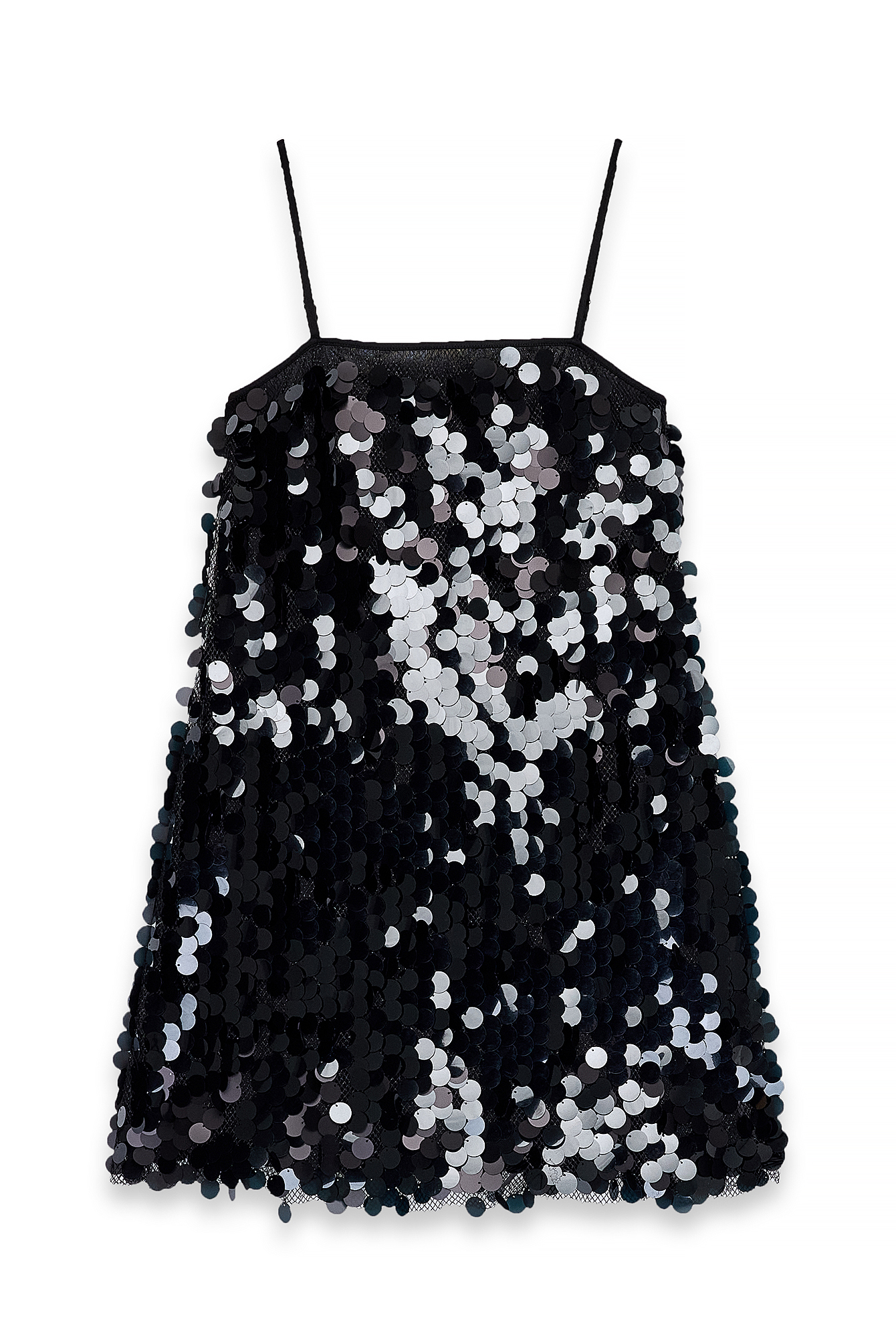 Black Robe nuisette courte à sequins