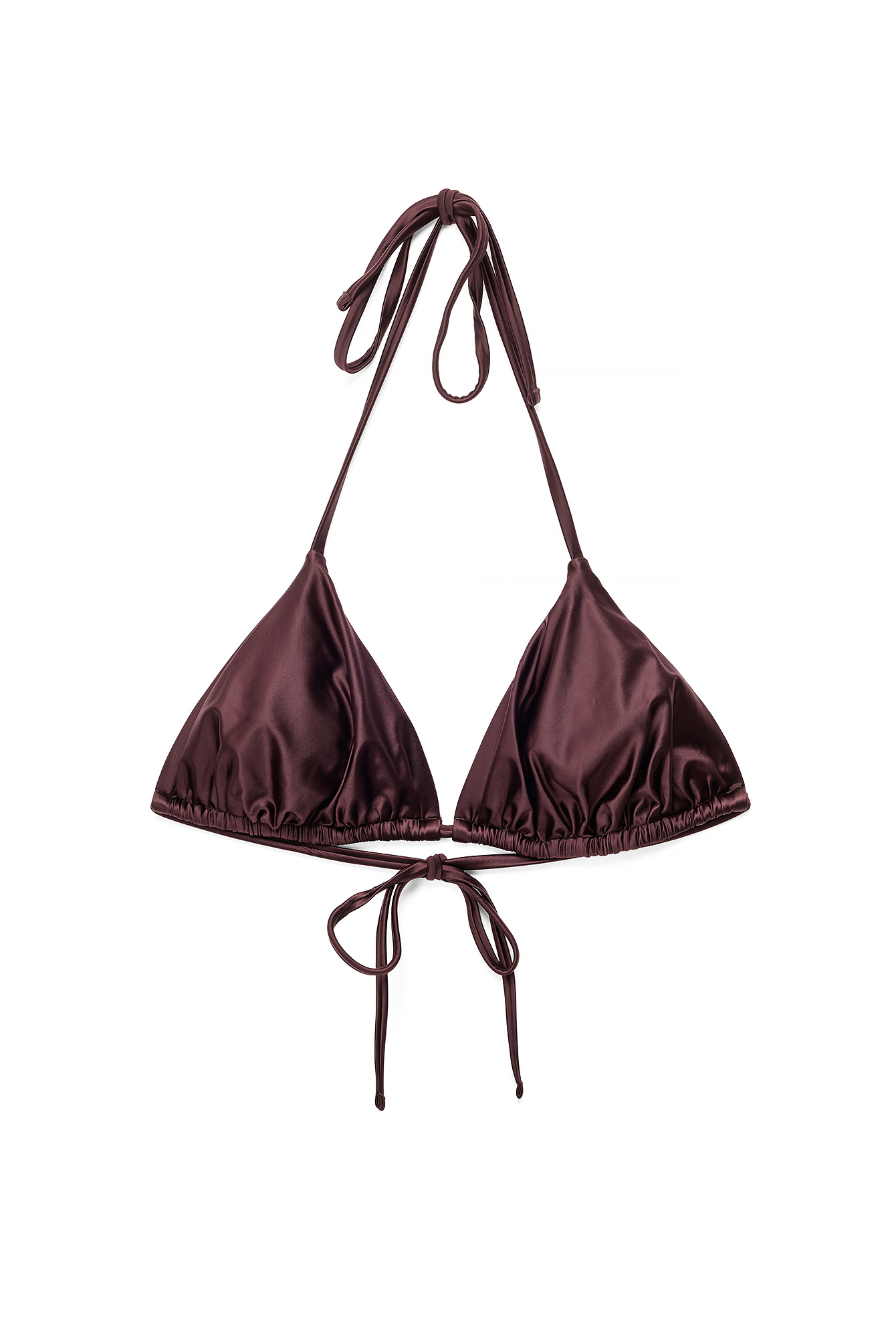 Brown Blank triangelbikinitopp