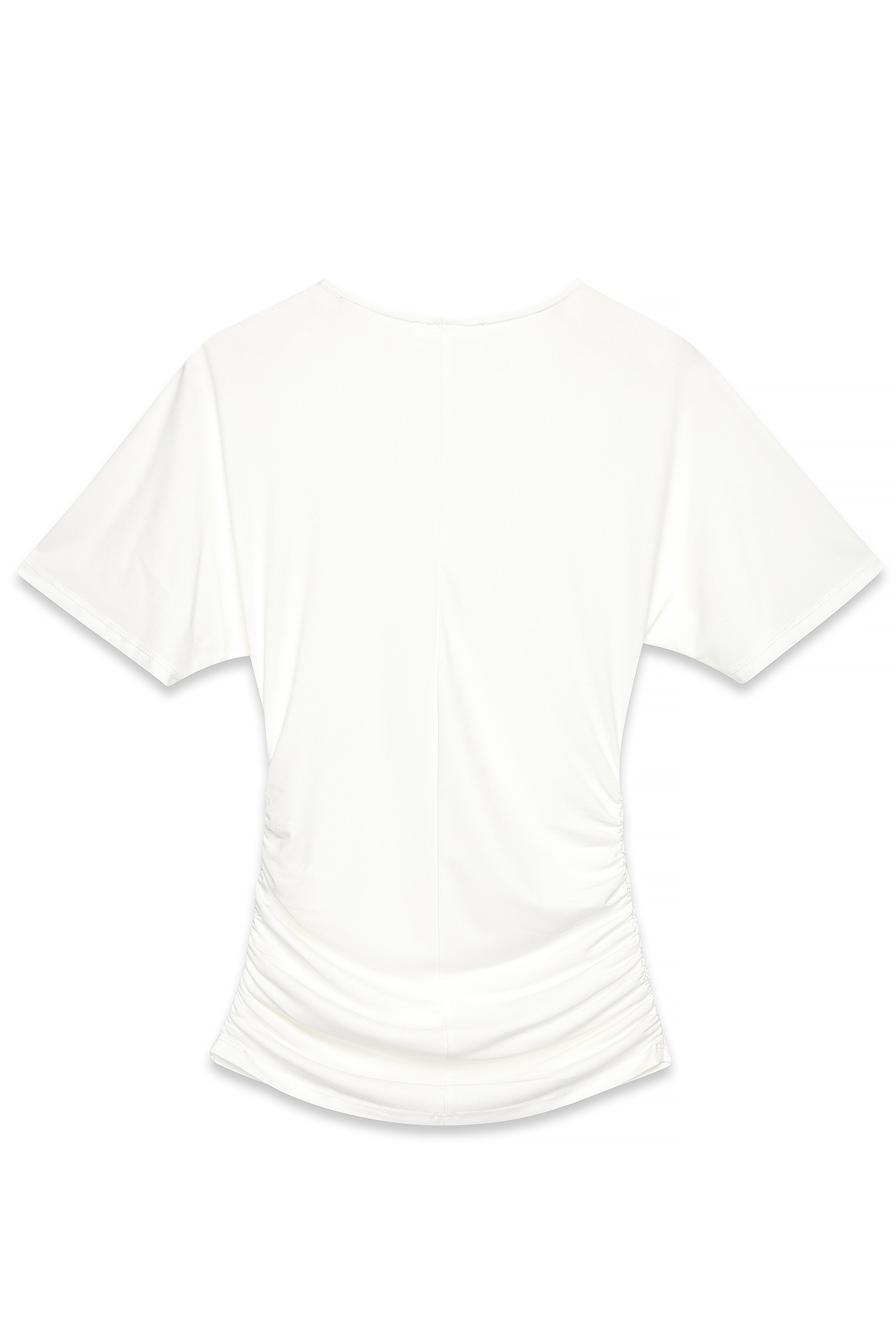 Boat Neck T-Shirt Offwhite | NA-KD