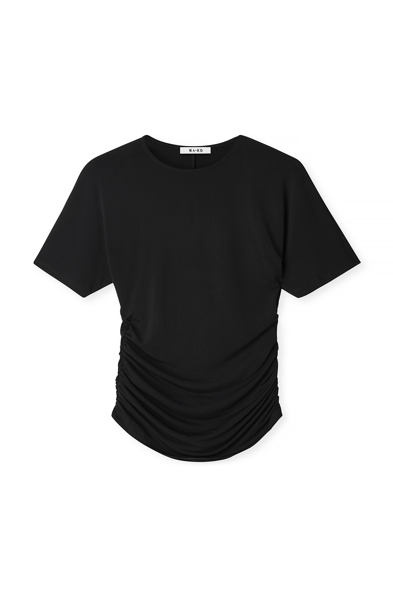 Boat Neck T-Shirt Offwhite | NA-KD