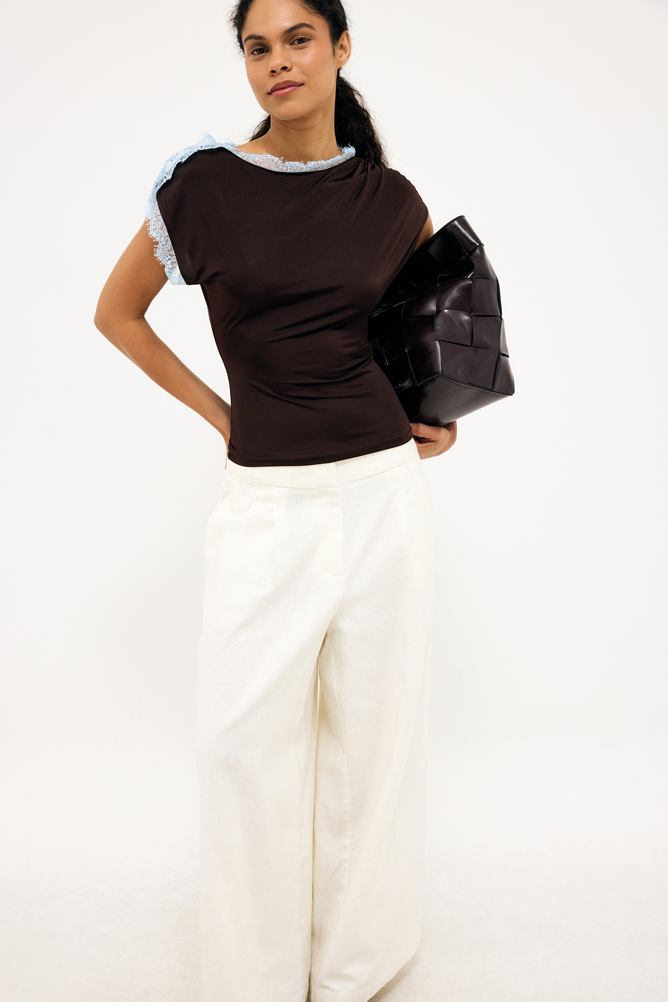Waist Knot Detail Top Black | NA-KD