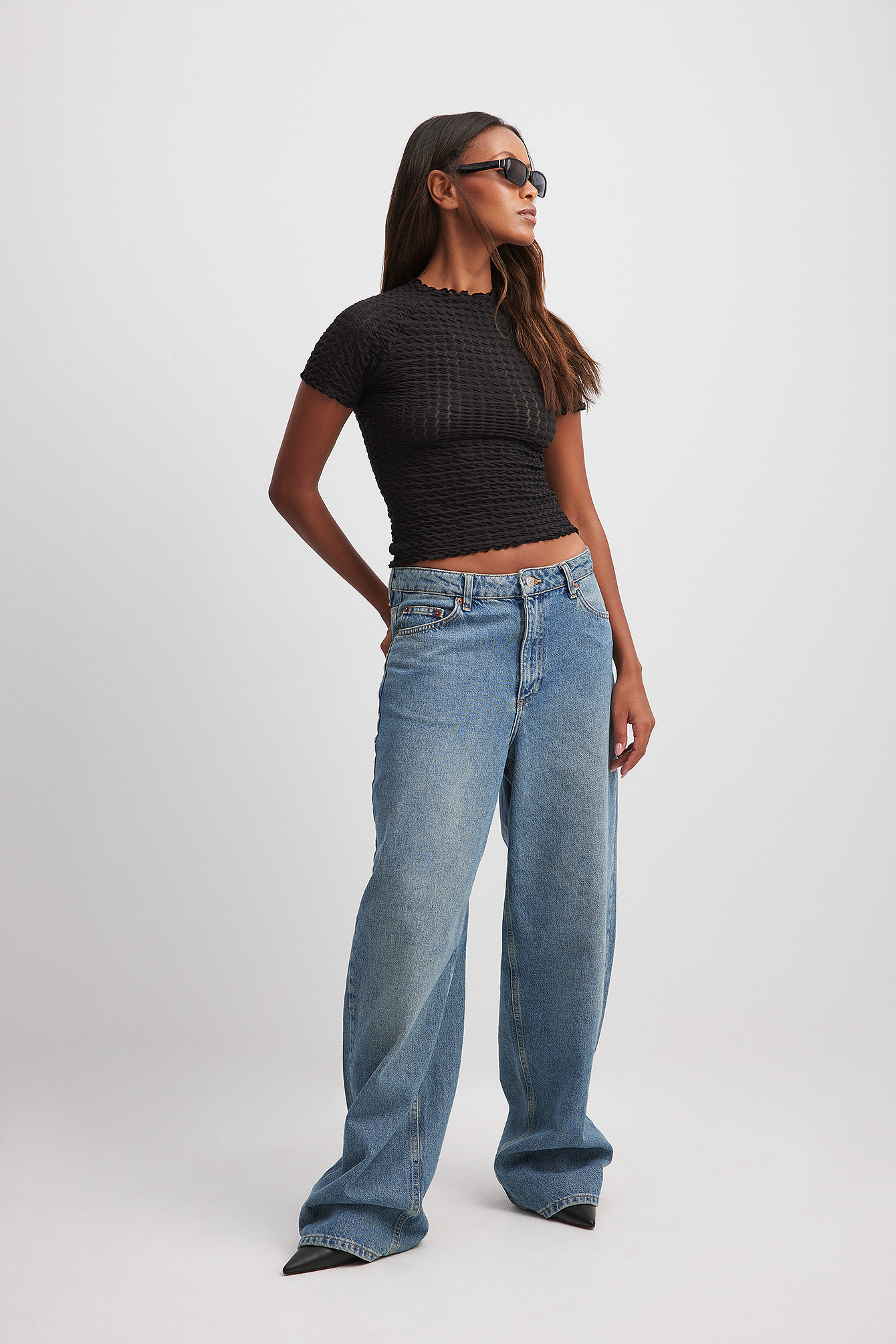 Short Sleeve Structured Top