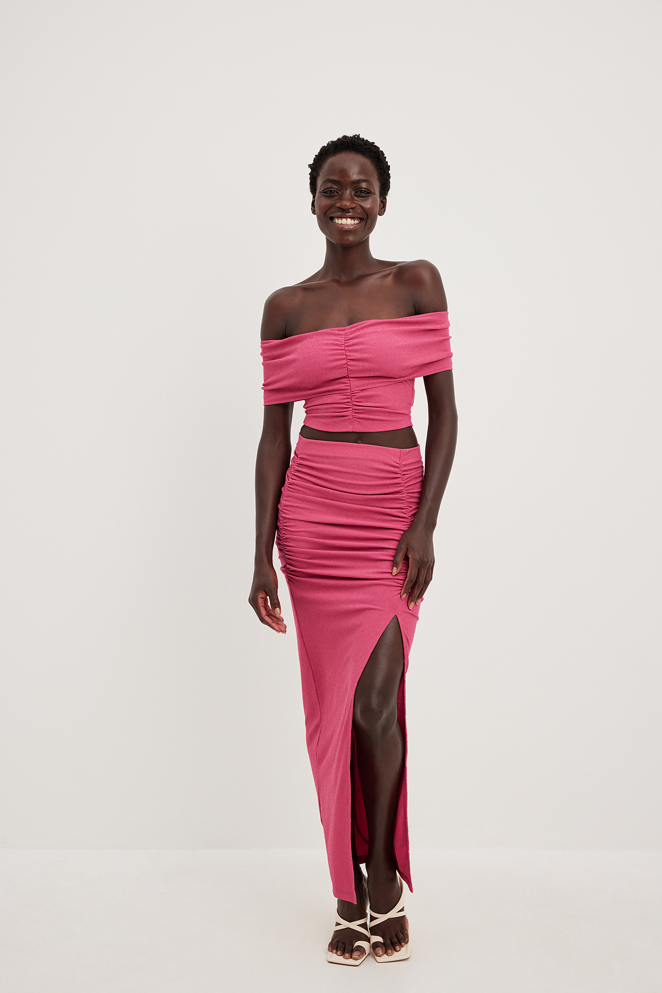 Good American Maxi Slit Skirt in Black001 Good American Maxi Slit Skirt in Black001
