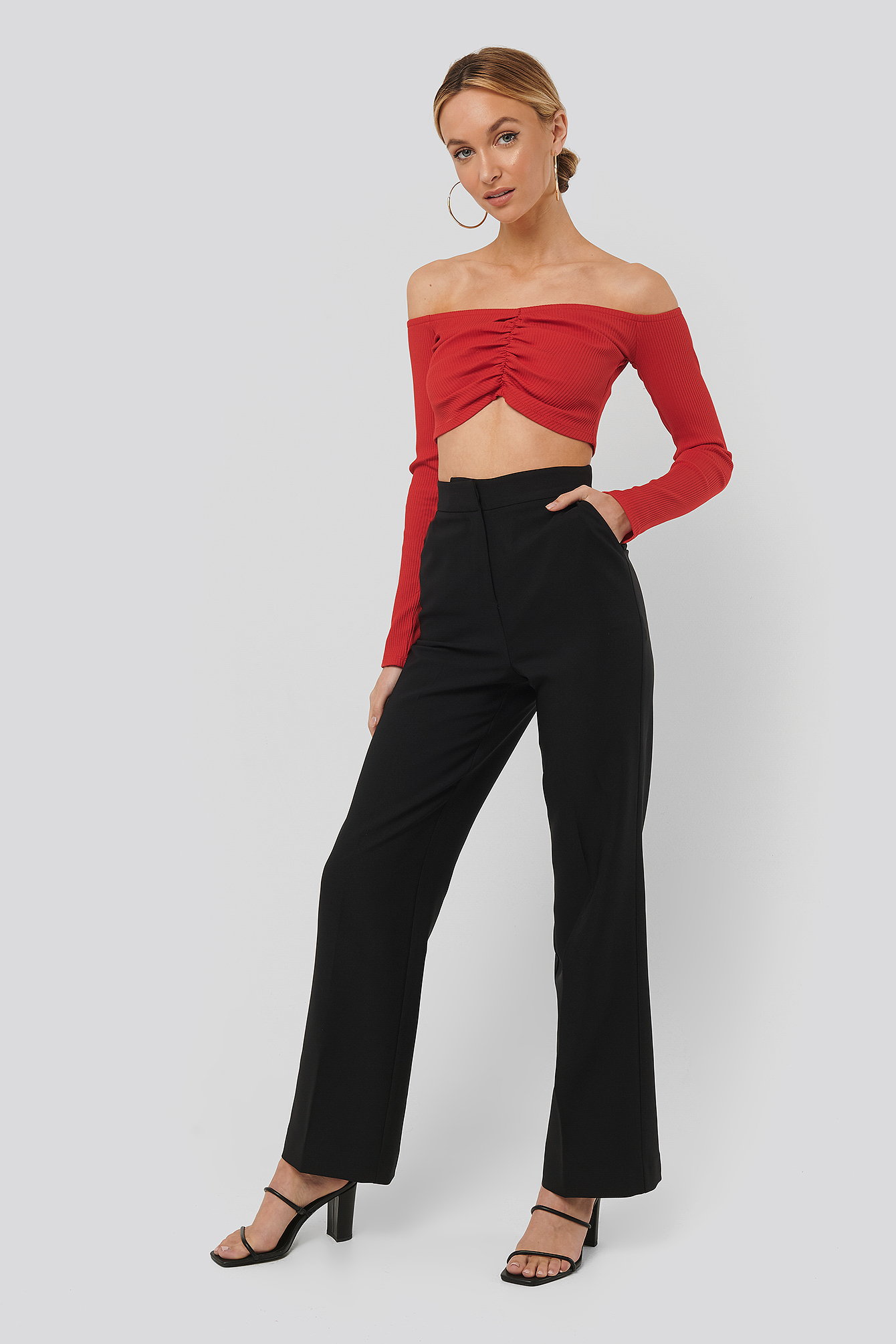 Wide Leg Pants Black