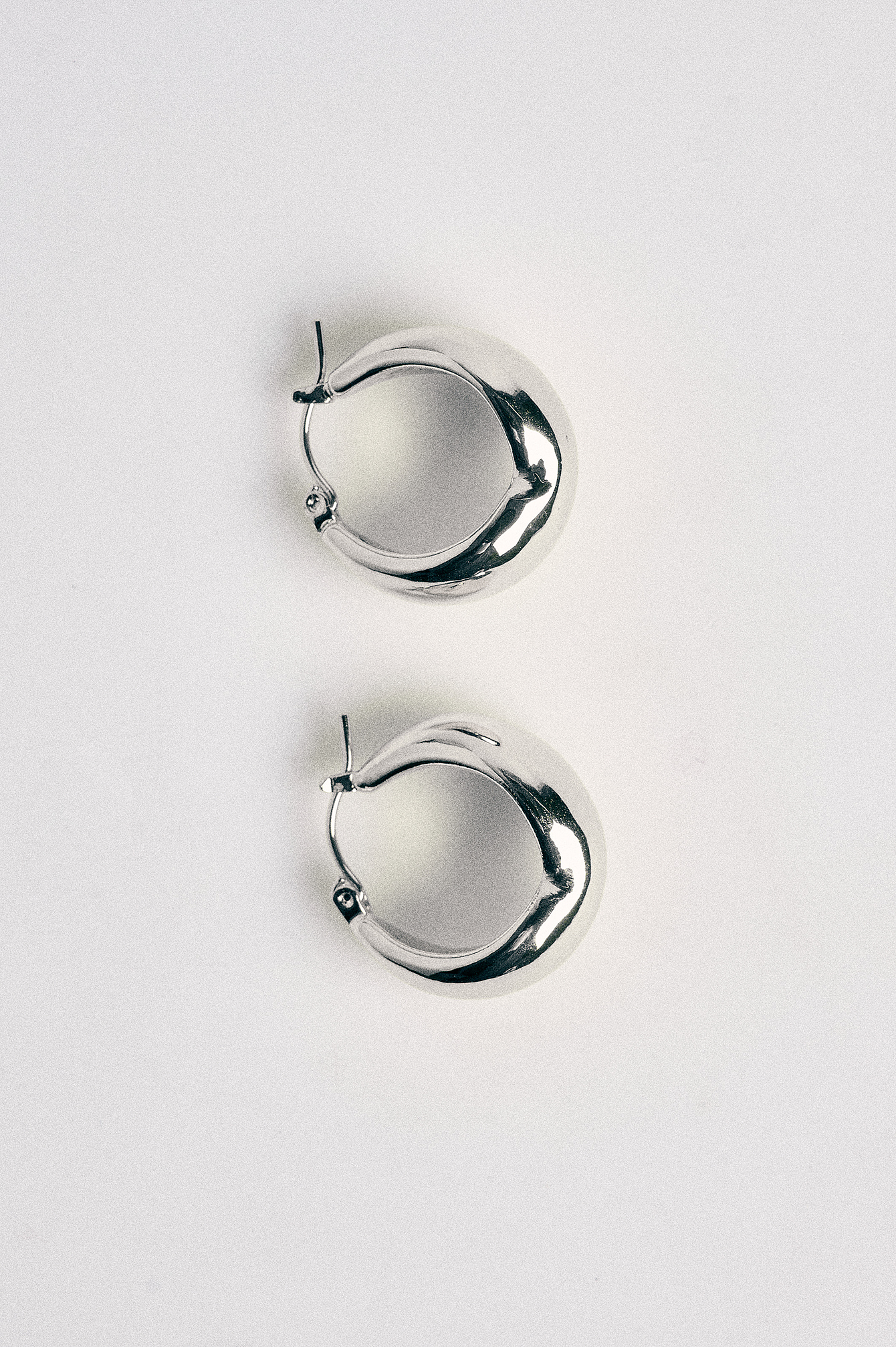 Xtra Eight Chunky Earrings in Silver and Gold main image 0