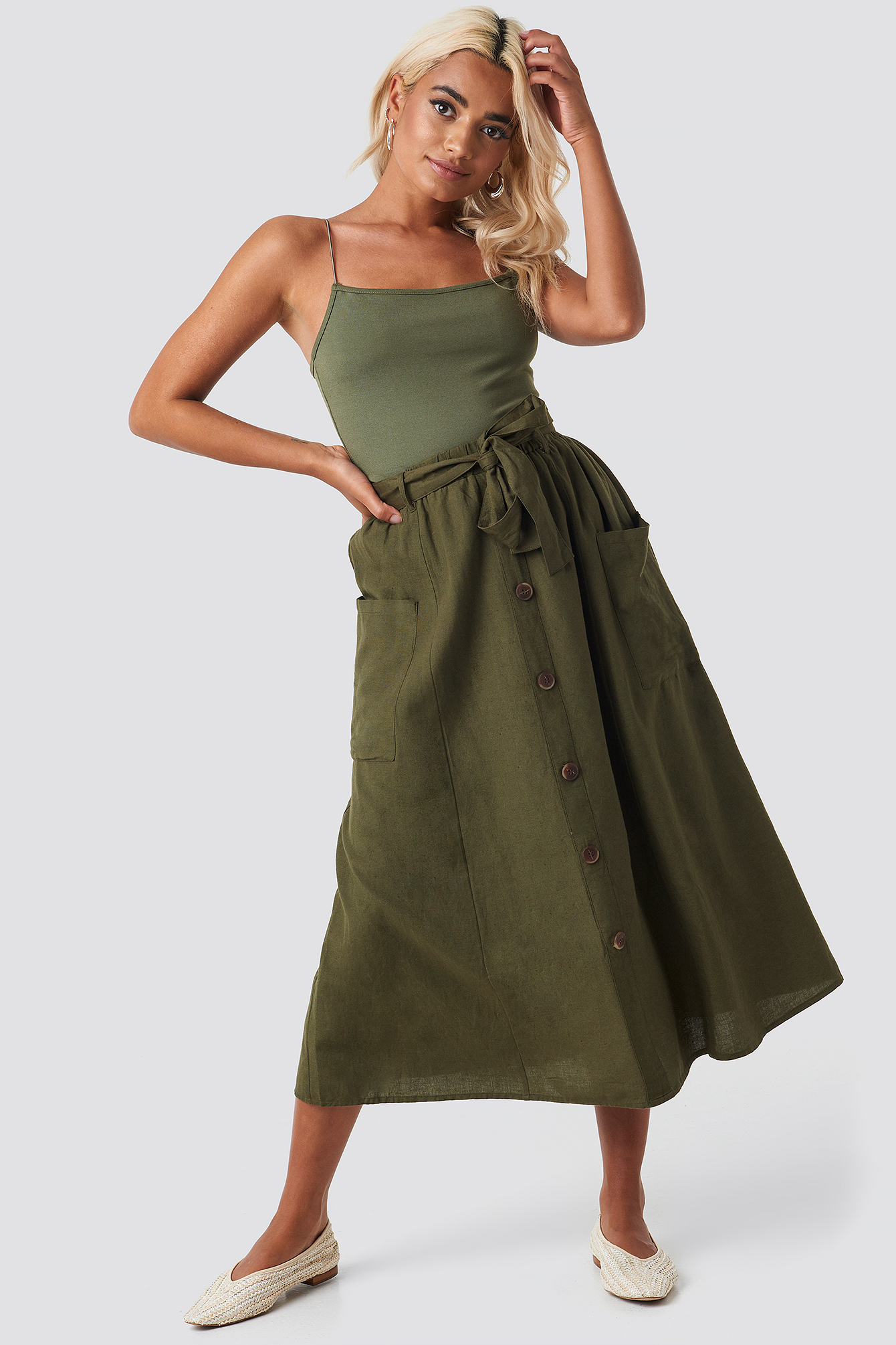 Bina Skirt Khaki