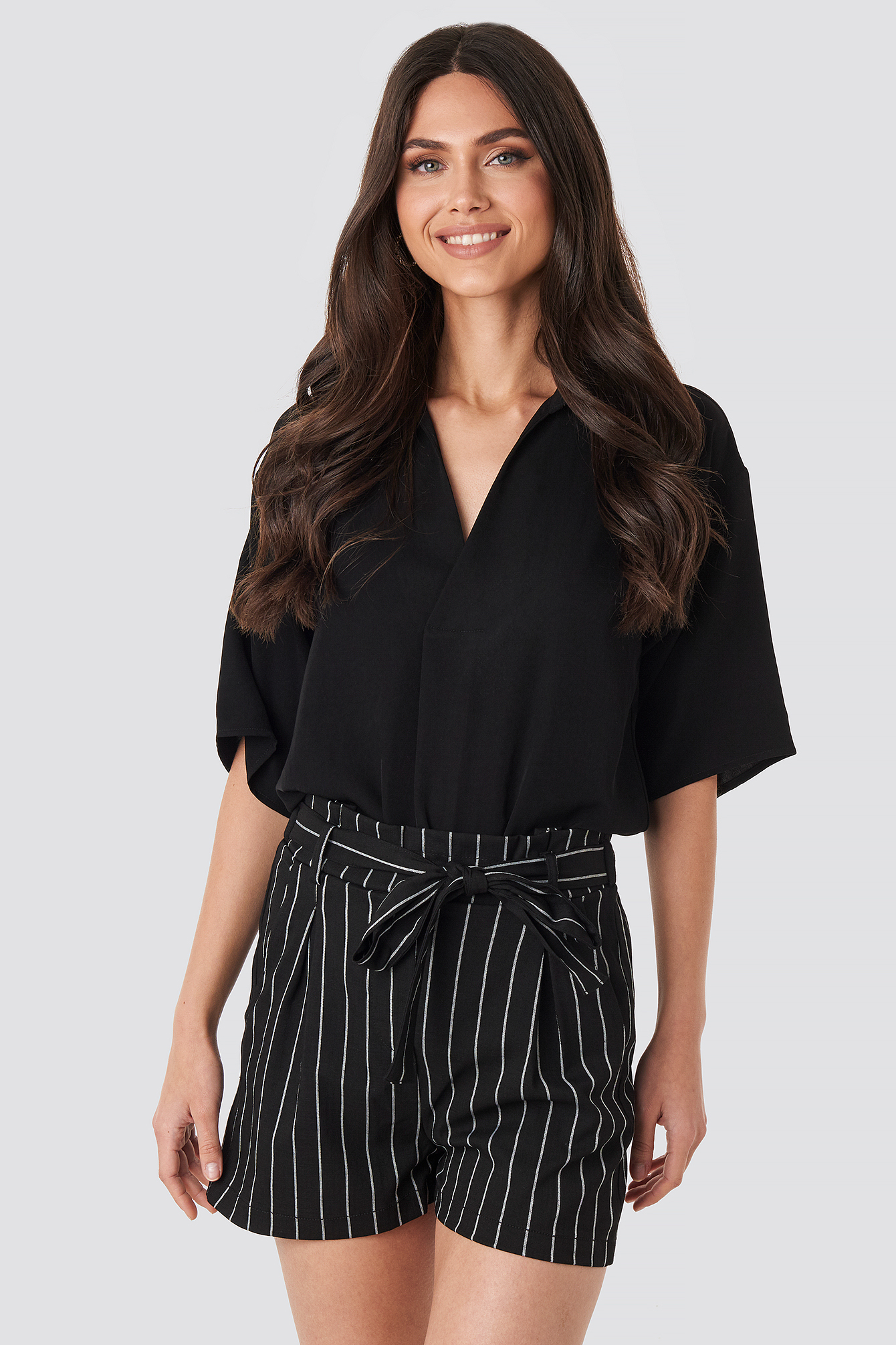 Rex Shorts Black/Cream