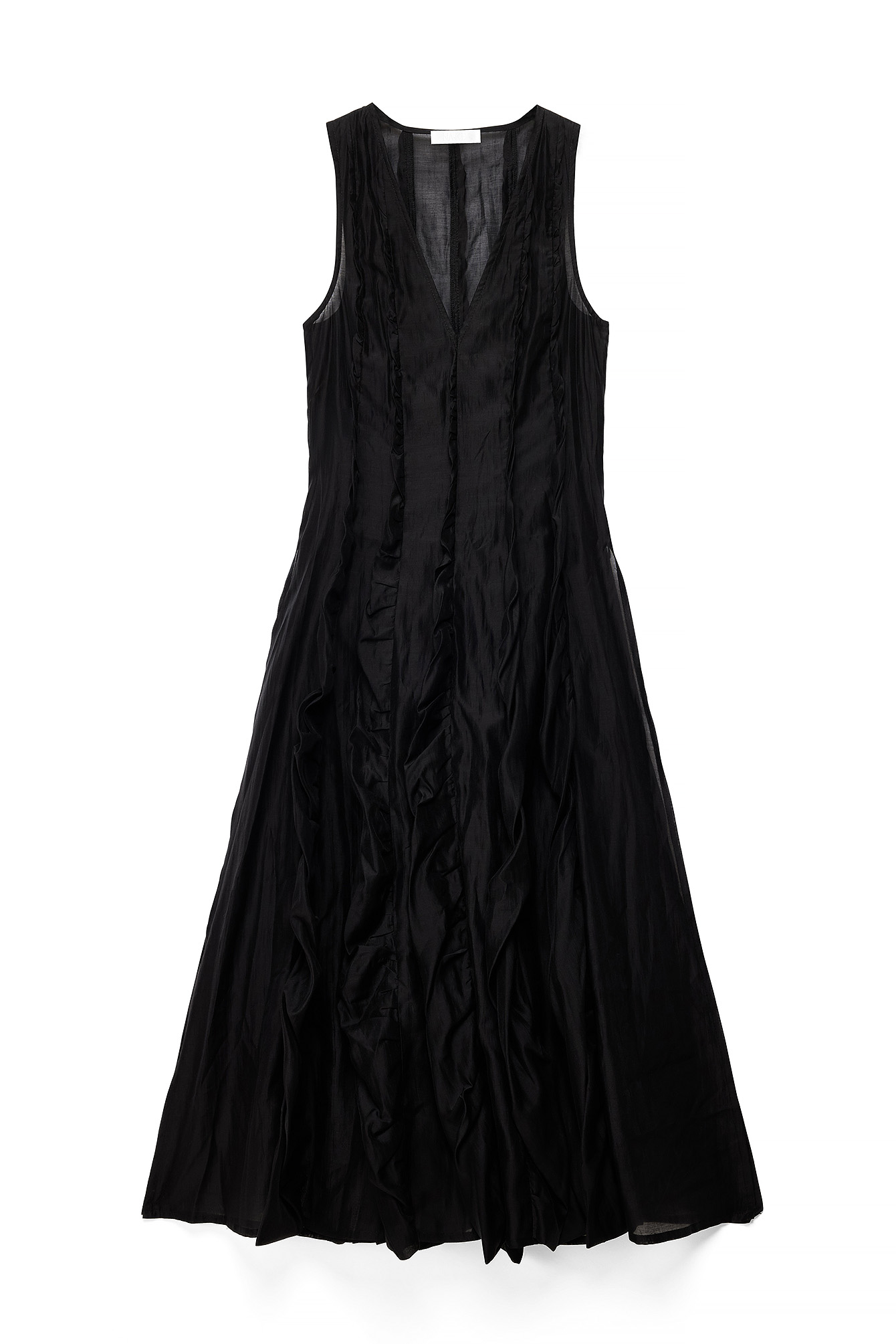 Black Sleeveless Maxi Dress