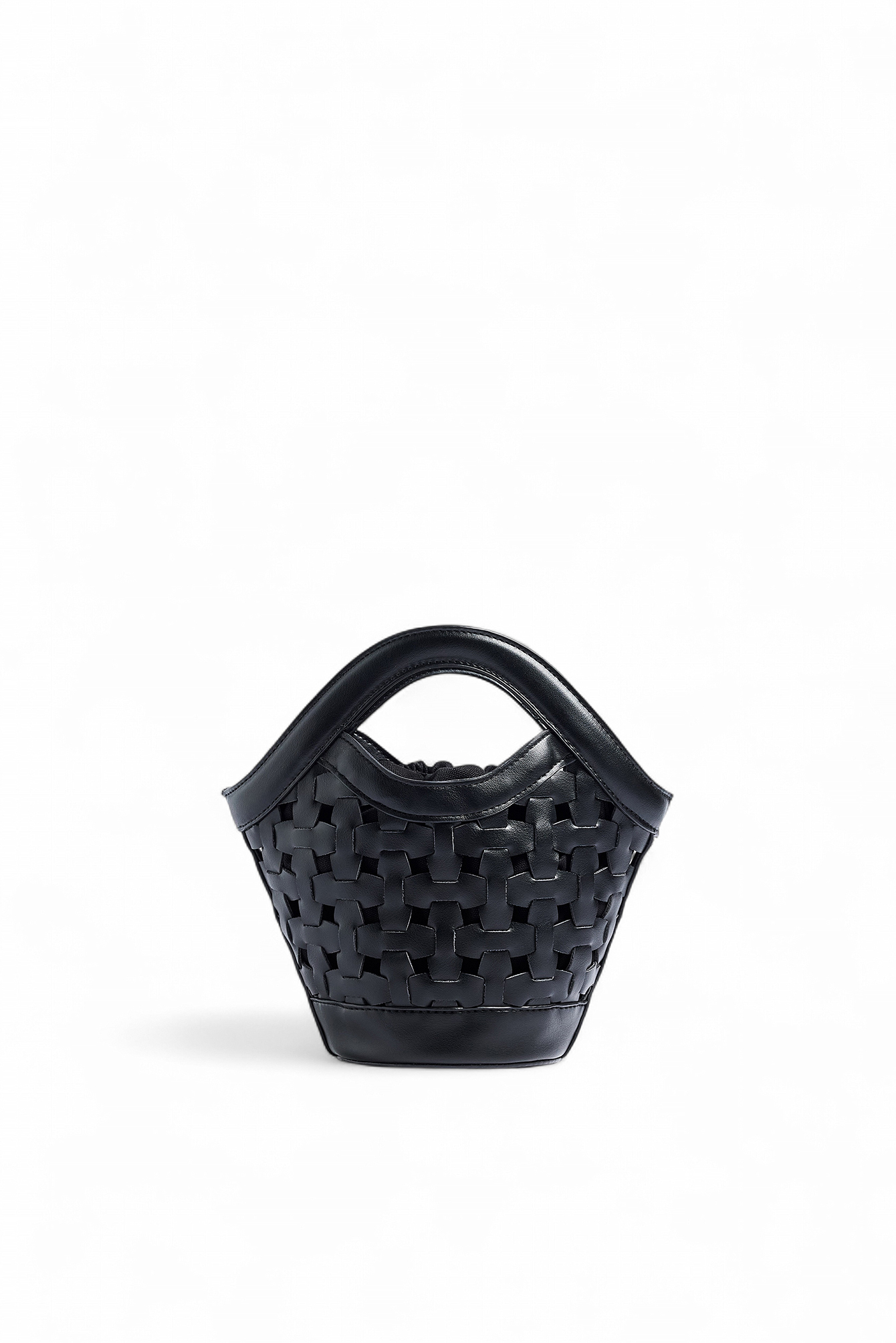 Petit seau tissé - Sacs - Noir - One Size - NA-KD / NAKD