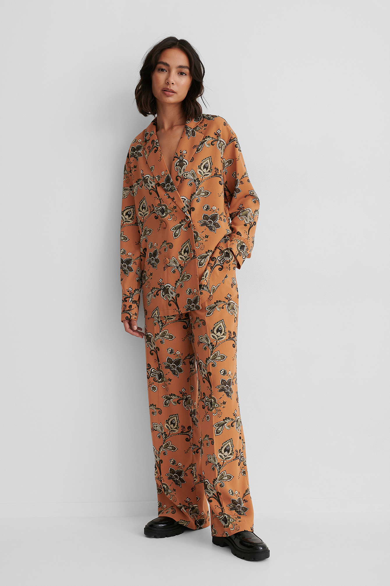 MATIAMU BY SOFIA X NA-KD DOUBLE BUTTON BLAZER BLOUSE - MULTICOLOR